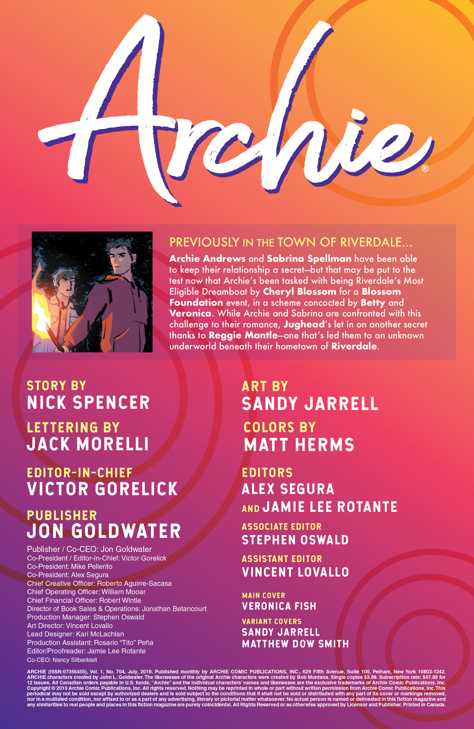 Read online Archie (2015) comic -  Issue #704 - 2