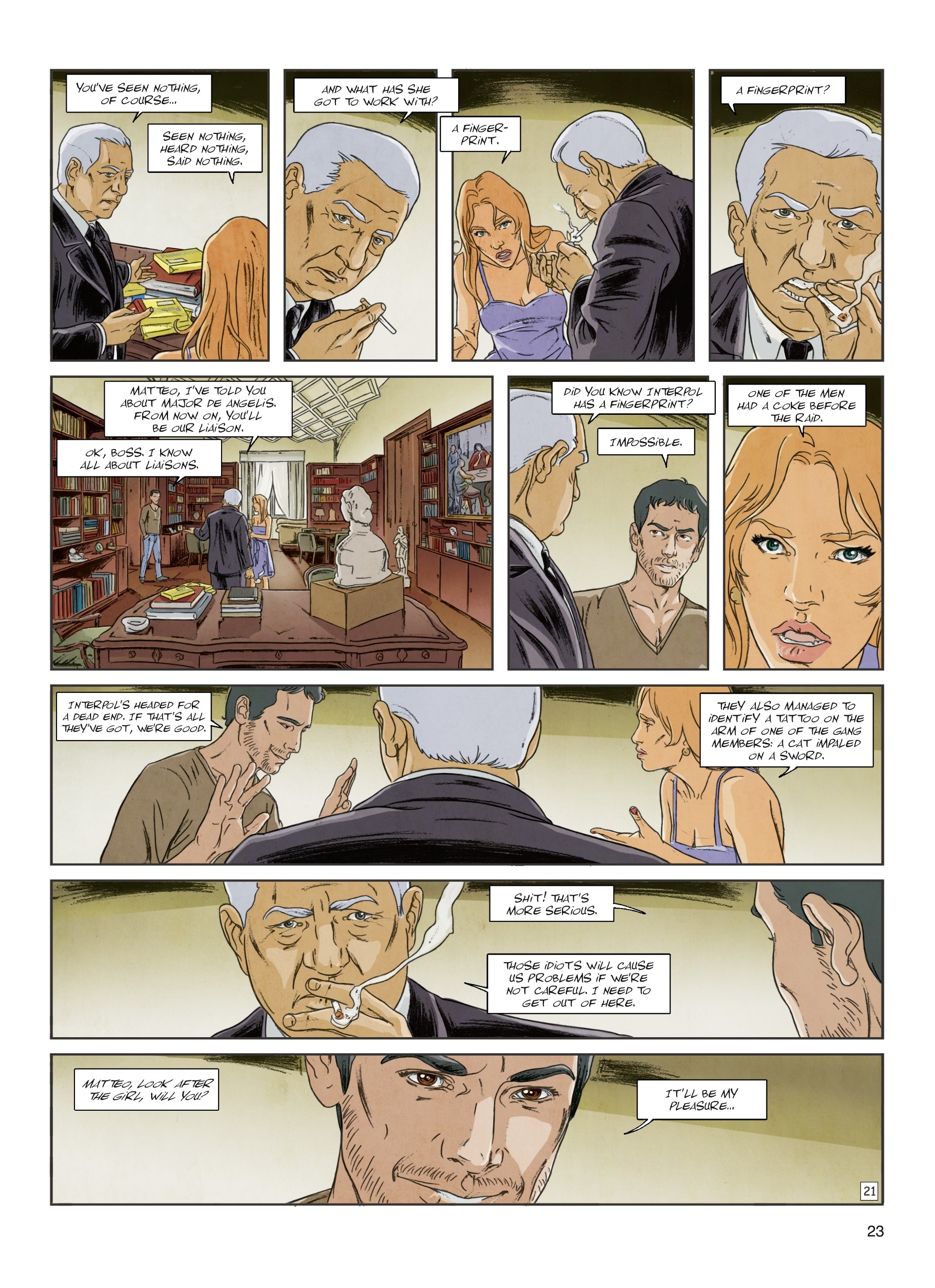 Read online Interpol comic -  Issue #3 - 23