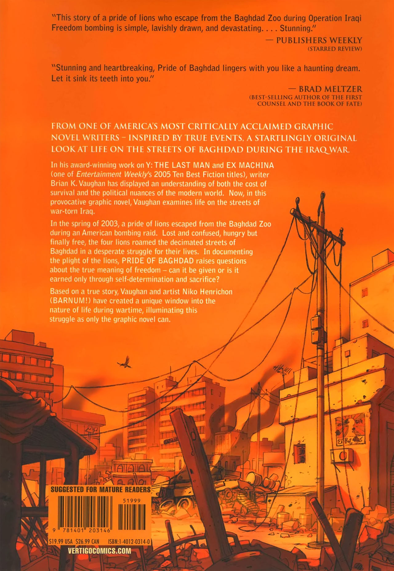 Read online Pride of Baghdad comic -  Issue # Full - 129