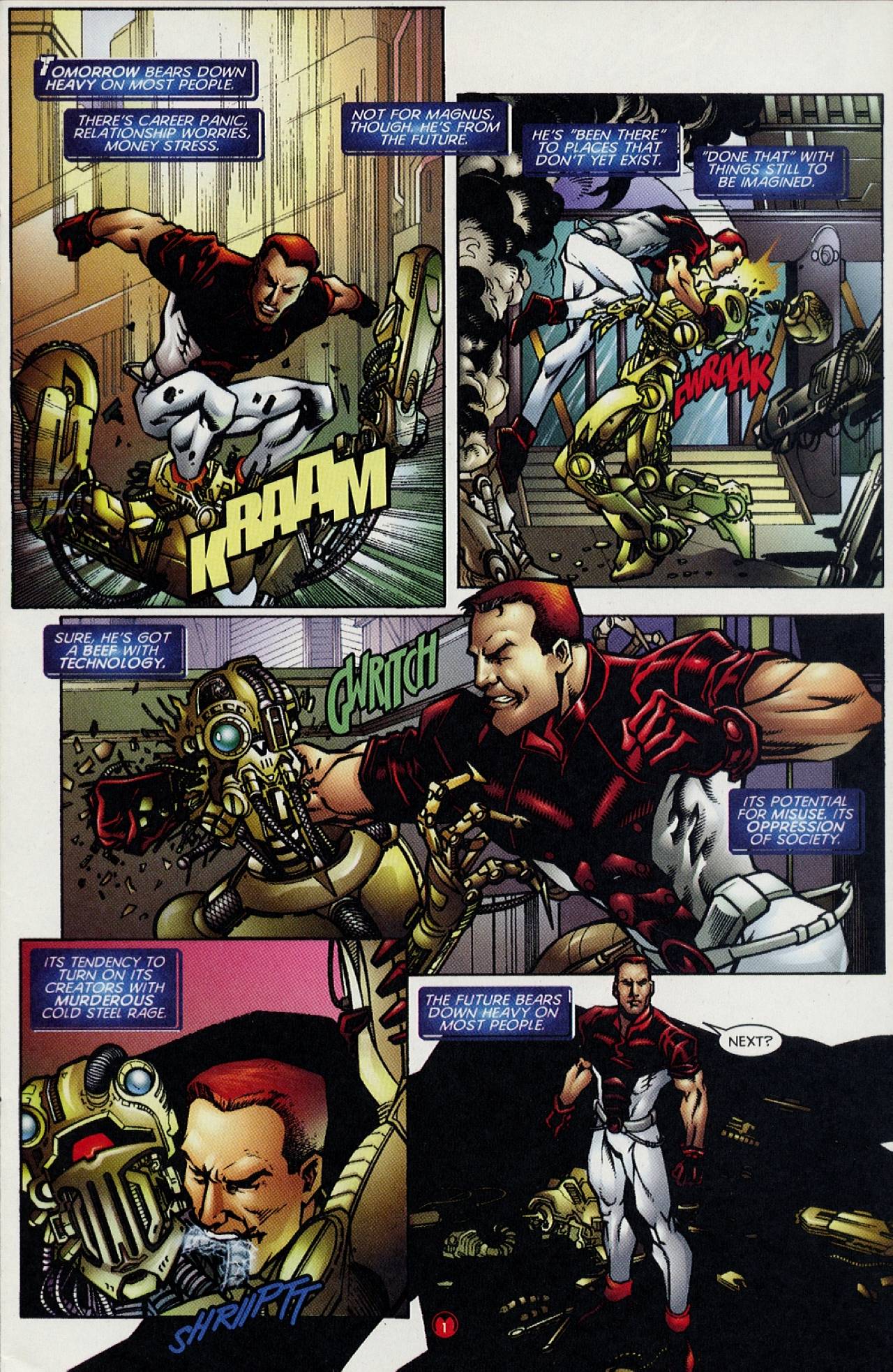 Read online Magnus Robot Fighter (1997) comic -  Issue #15 - 2