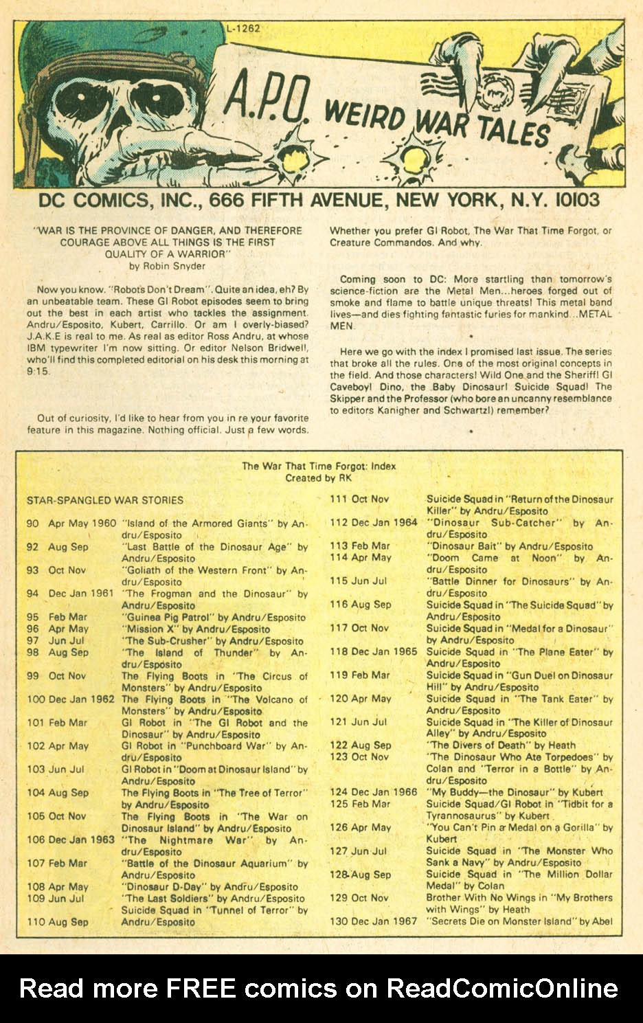 Read online Weird War Tales (1971) comic -  Issue #122 - 33