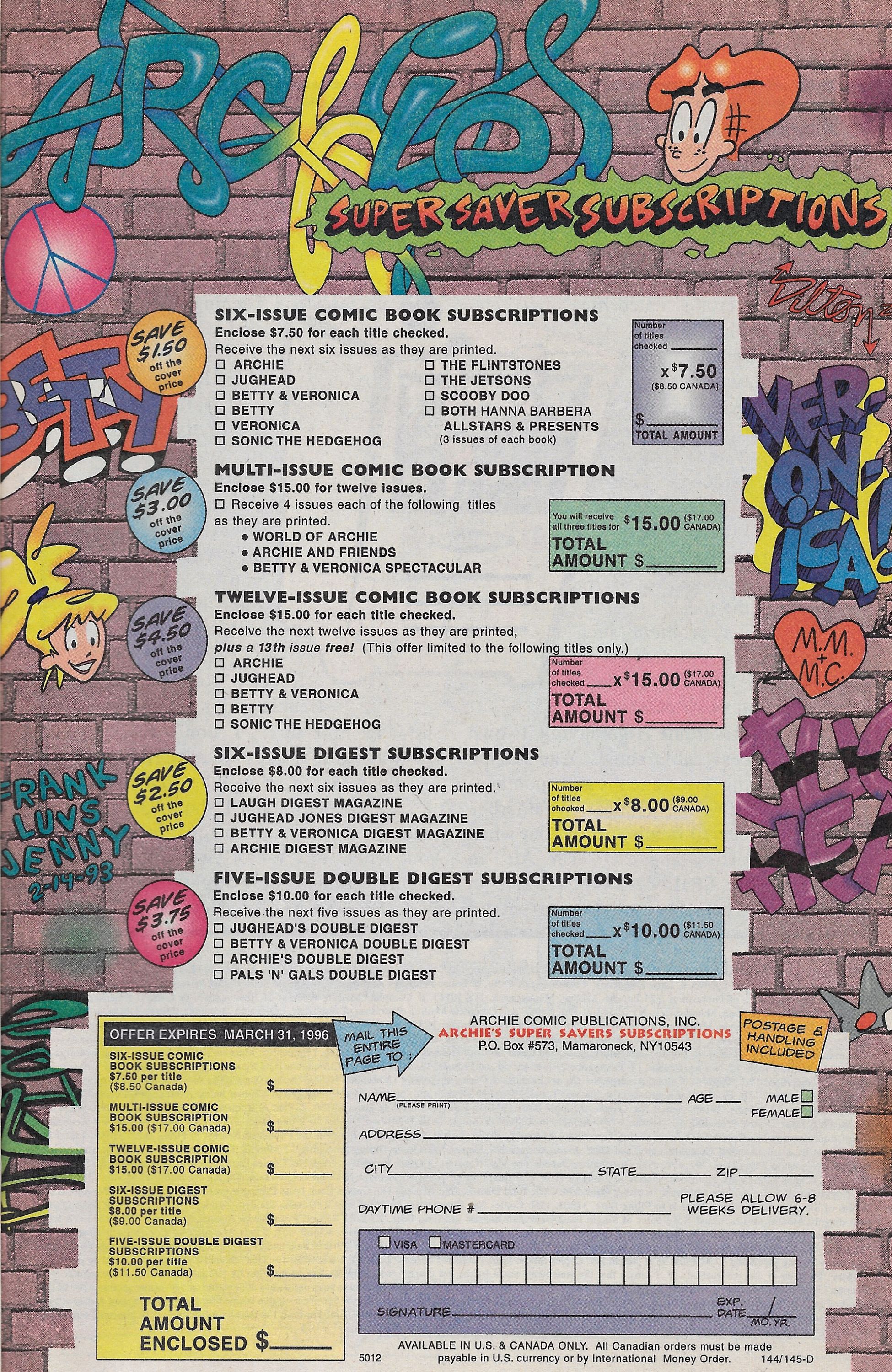 Read online Archie & Friends (1992) comic -  Issue #18 - 25