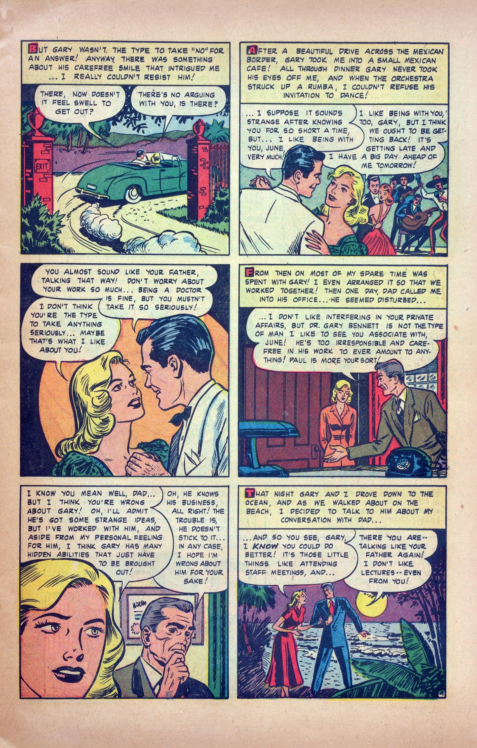 Read online Love Romances comic -  Issue #14 - 15