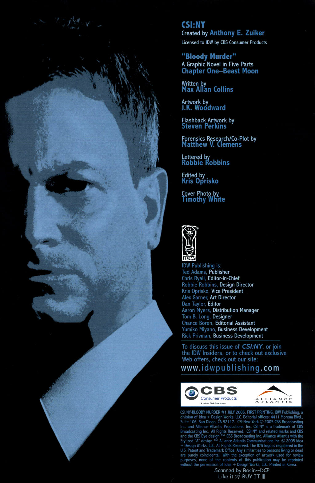 Read online CSI: NY - Bloody Murder comic -  Issue #1 - 2