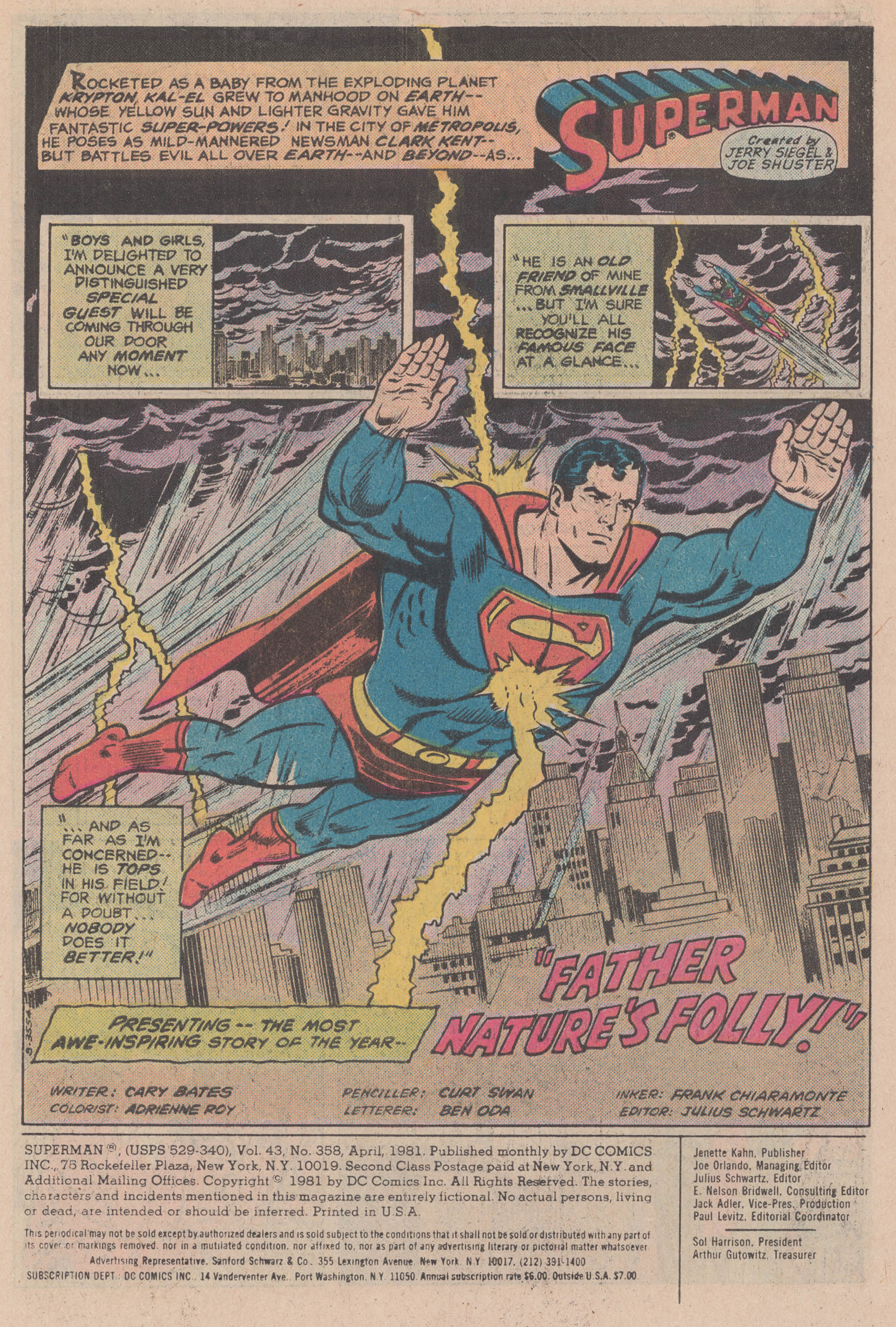 Read online Superman (1939) comic -  Issue #358 - 3