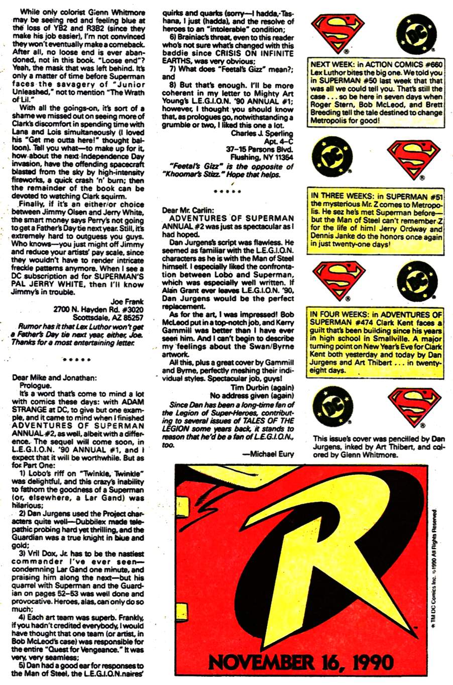 Read online Adventures of Superman (1987) comic -  Issue #473 - 26