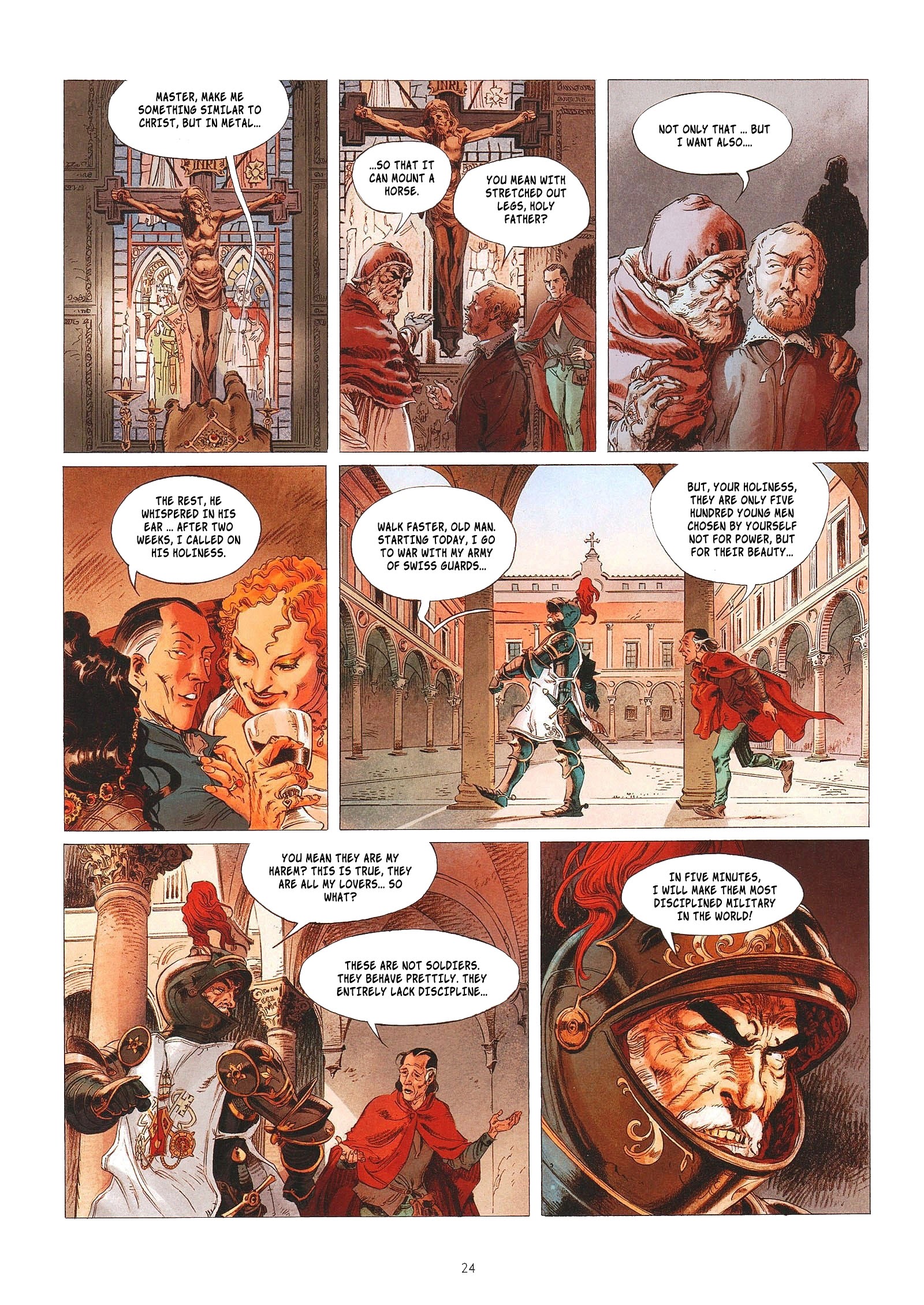 Read online The Terrible Pope comic -  Issue #2 - 24