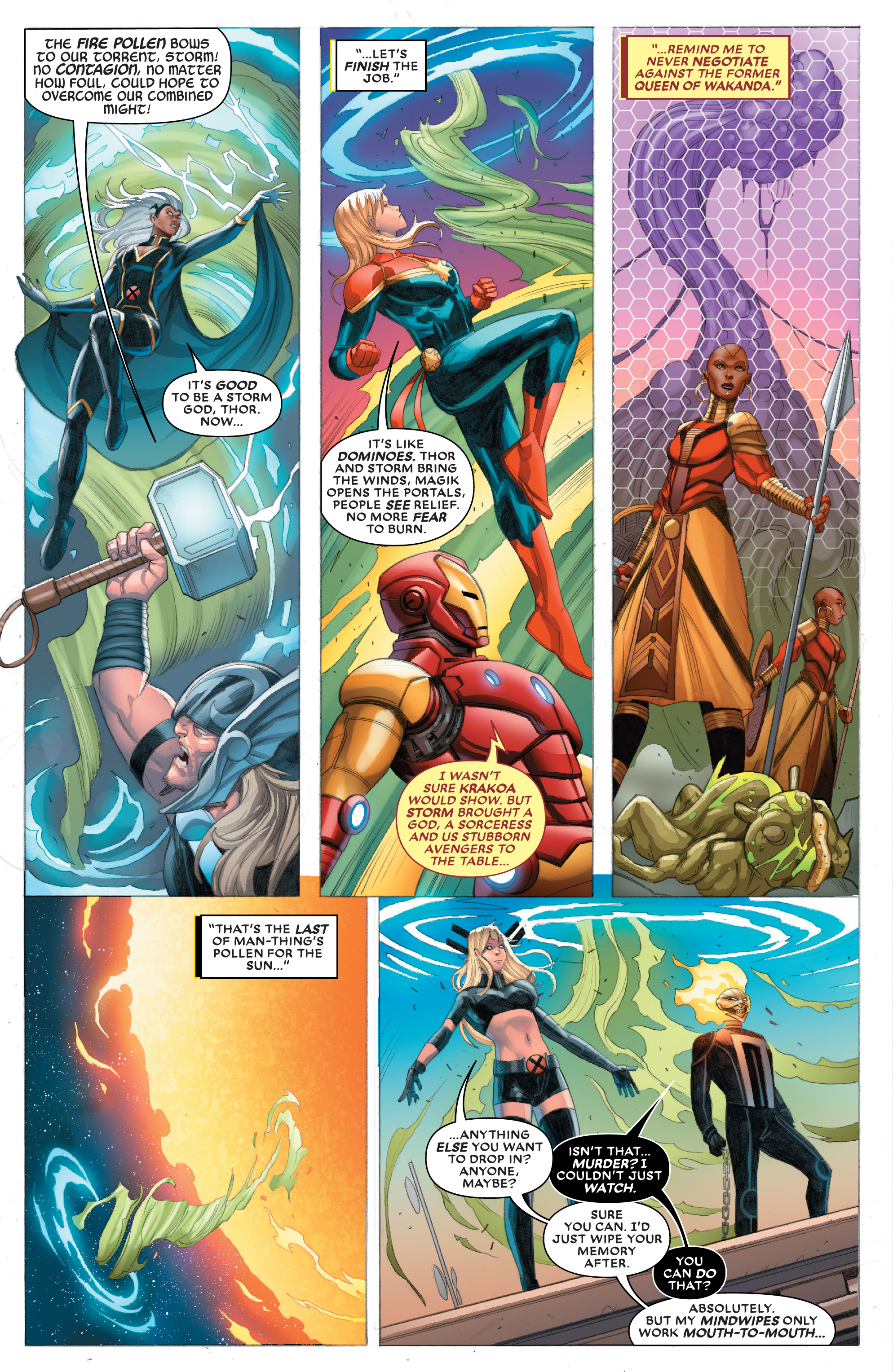 Read online Curse Of The Man-Thing comic -  Issue # X-Men - 25