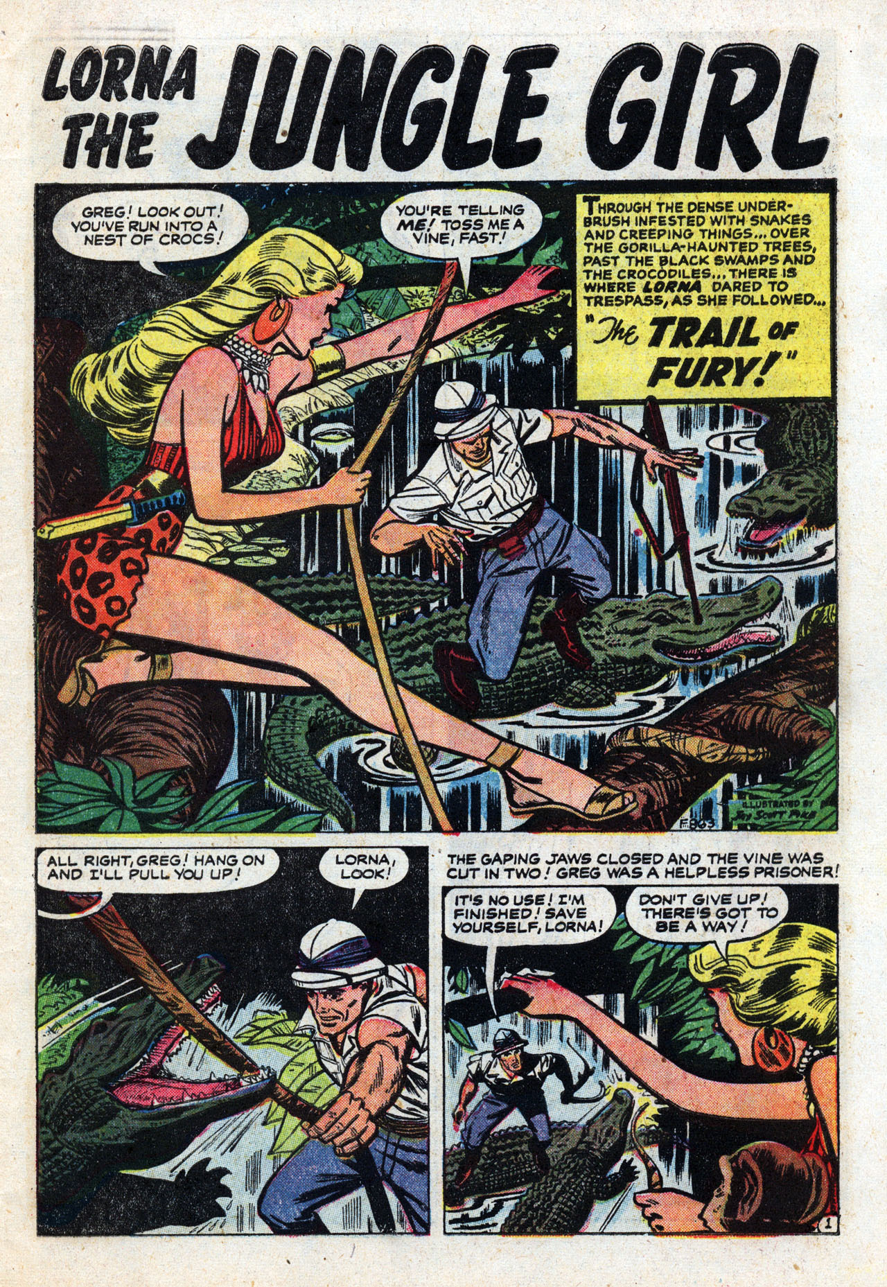 Read online Lorna, The Jungle Girl comic -  Issue #13 - 27