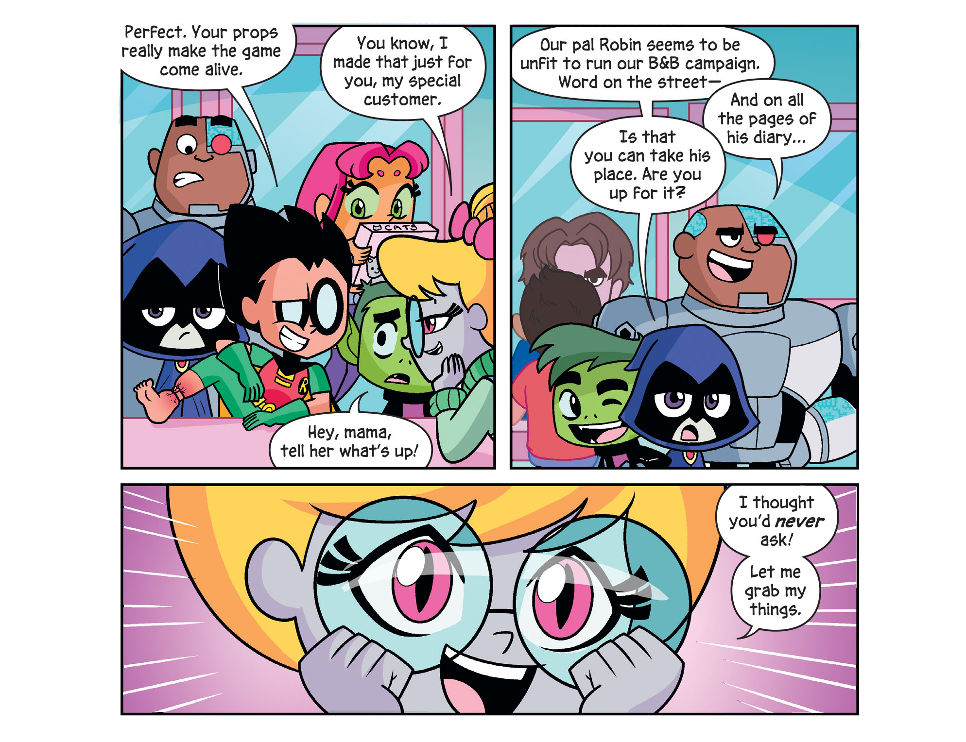 Read online Teen Titans Go! Roll With It! comic -  Issue #5 - 30