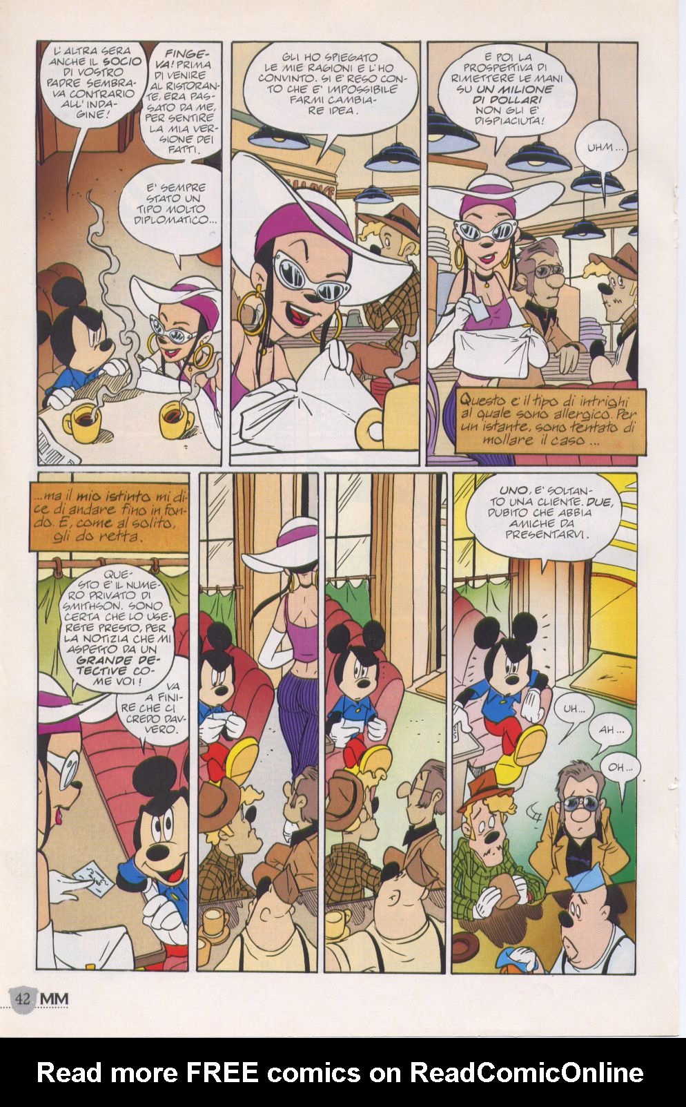 Read online Mickey Mouse Mystery Magazine comic -  Issue #3 - 42