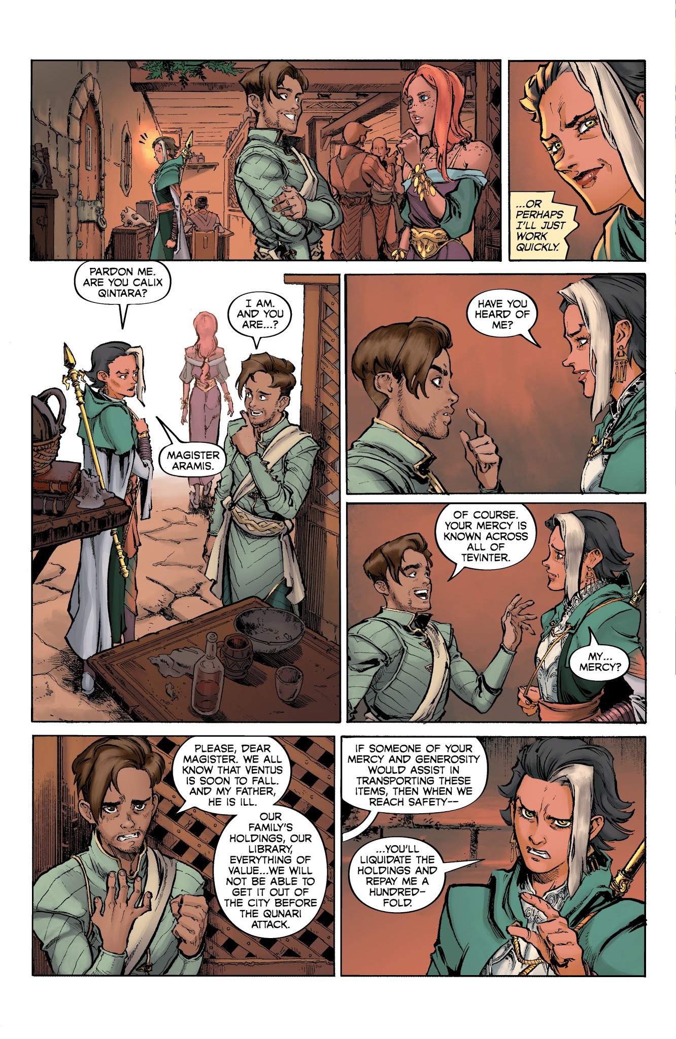 Read online Dragon Age: Deception comic -  Issue #1 - 8