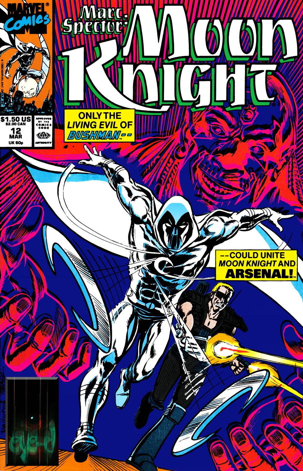 Read online Marc Spector: Moon Knight comic -  Issue #12 - 1
