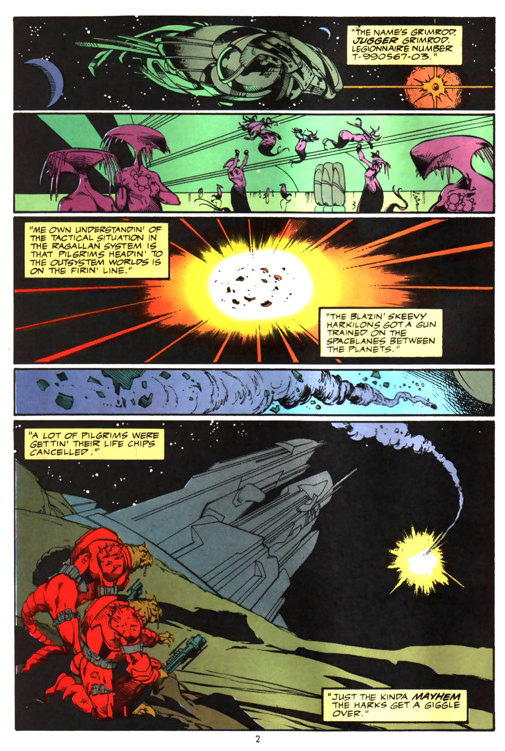 Read online Alien Legion (1987) comic -  Issue #5 - 4