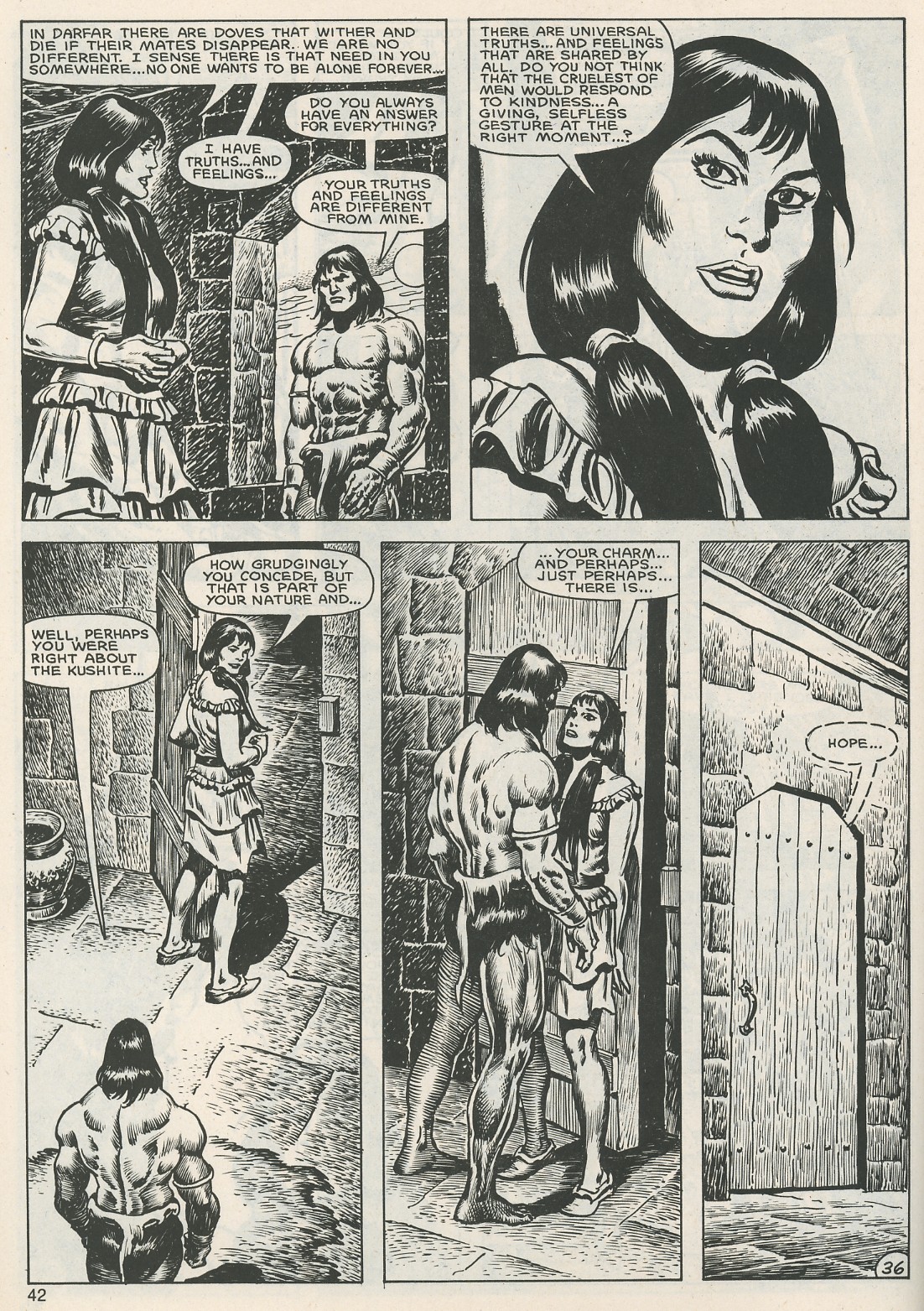 Read online The Savage Sword Of Conan comic -  Issue #113 - 42