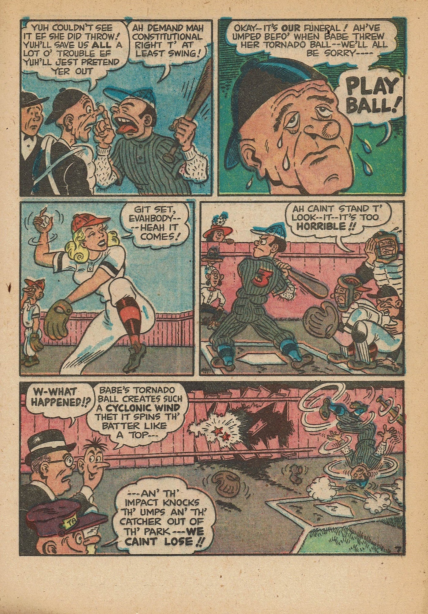 Read online Babe (1948) comic -  Issue #1 - 9