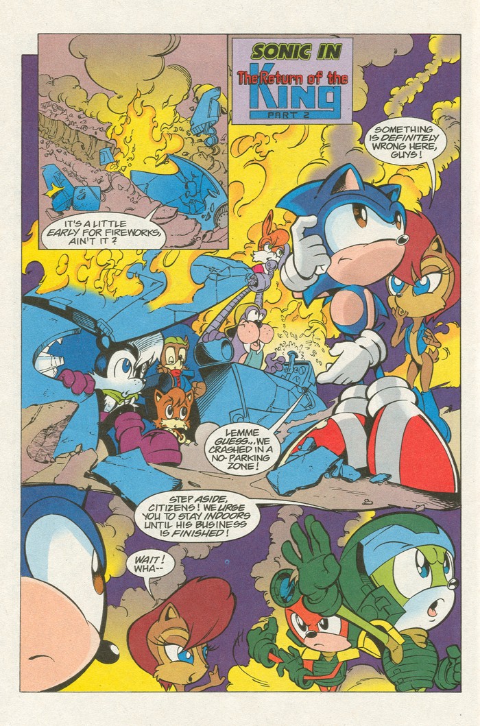 Read online Sonic Super Special comic -  Issue #4 - return of the king - 10