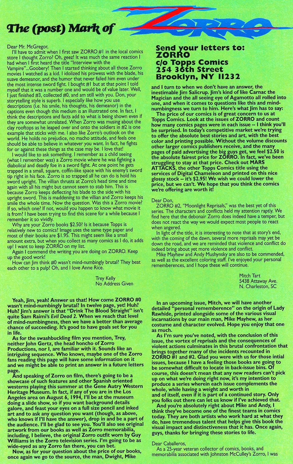 Read online Zorro (1993) comic -  Issue #7 - 30