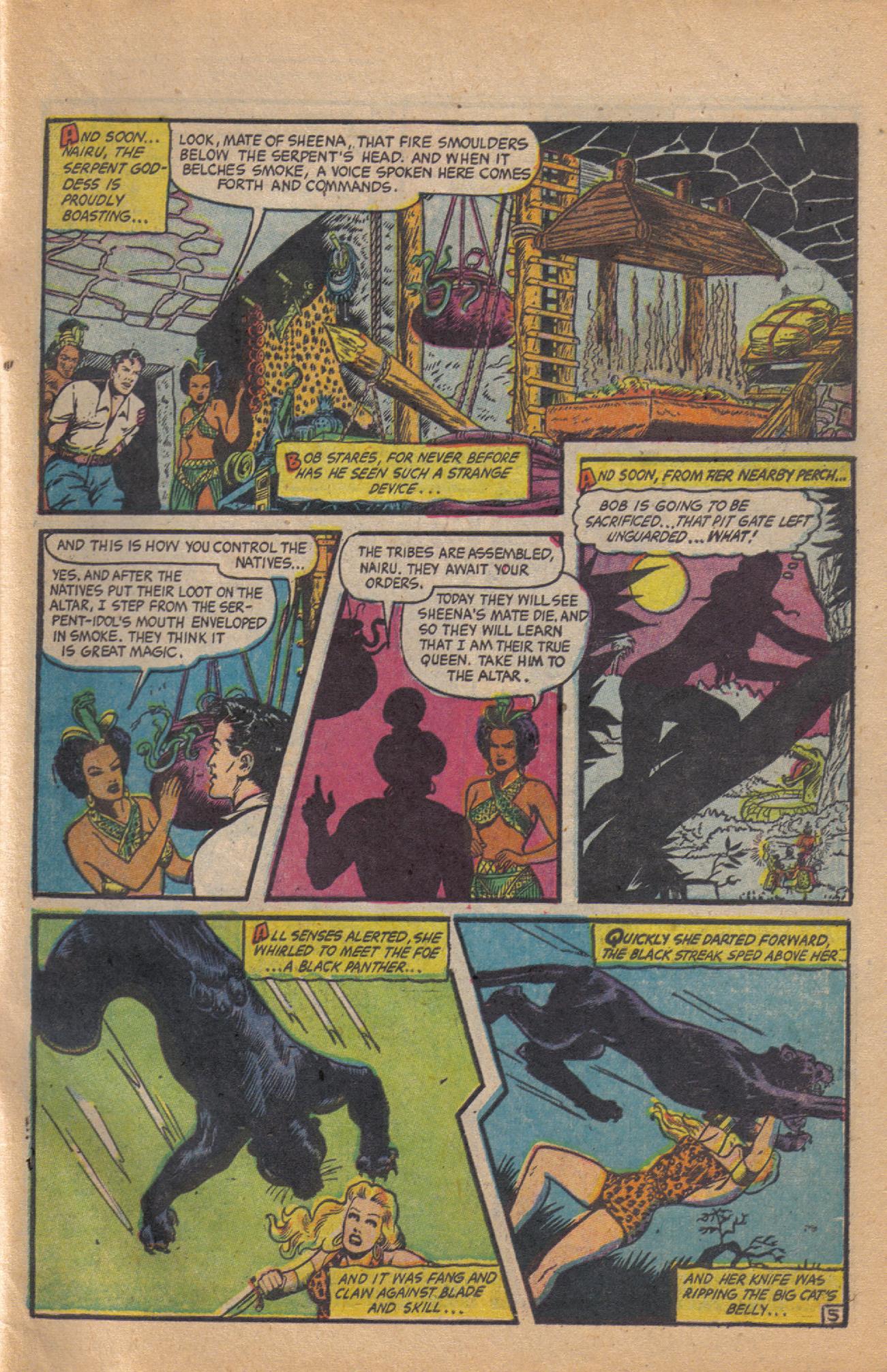 Read online Sheena, Queen of the Jungle (1942) comic -  Issue #18 - 33