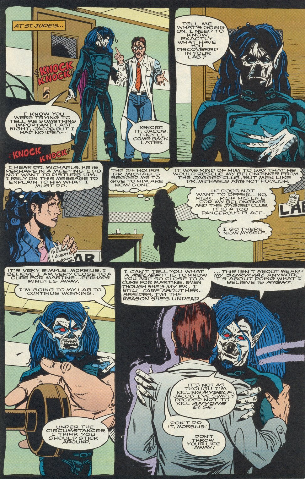 Read online Morbius: The Living Vampire (1992) comic -  Issue #28 - 10