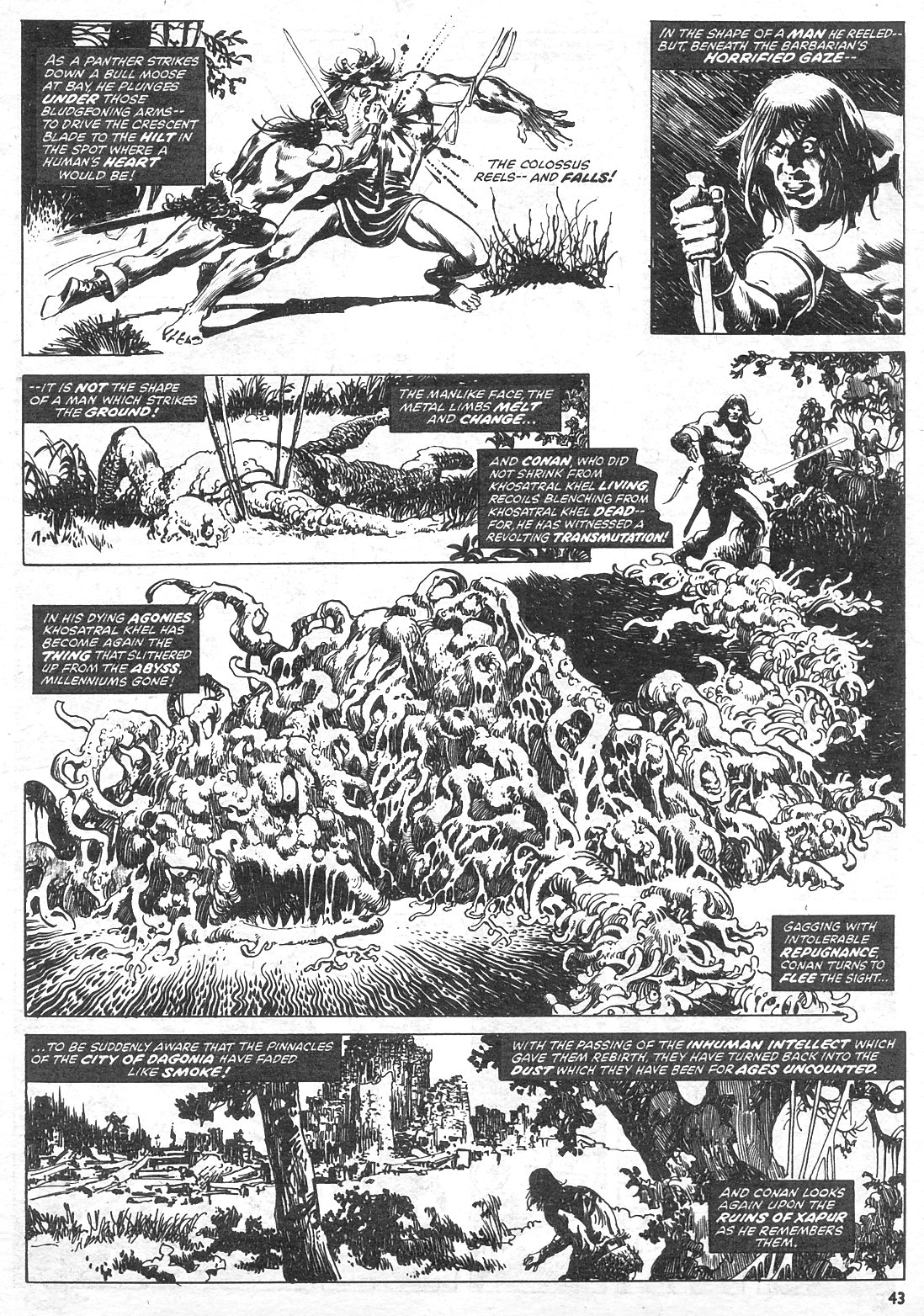 Read online The Savage Sword Of Conan comic -  Issue #15 - 43