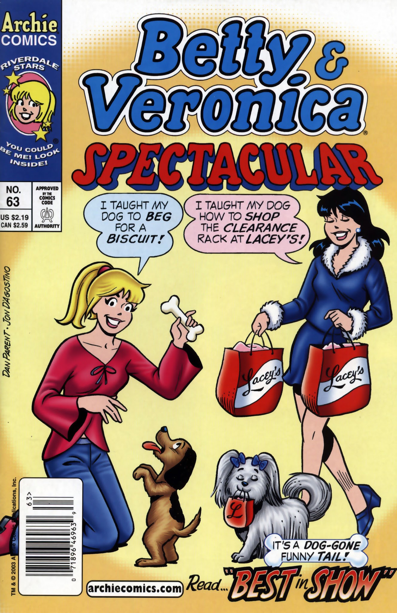 Read online Betty & Veronica Spectacular comic -  Issue #63 - 1