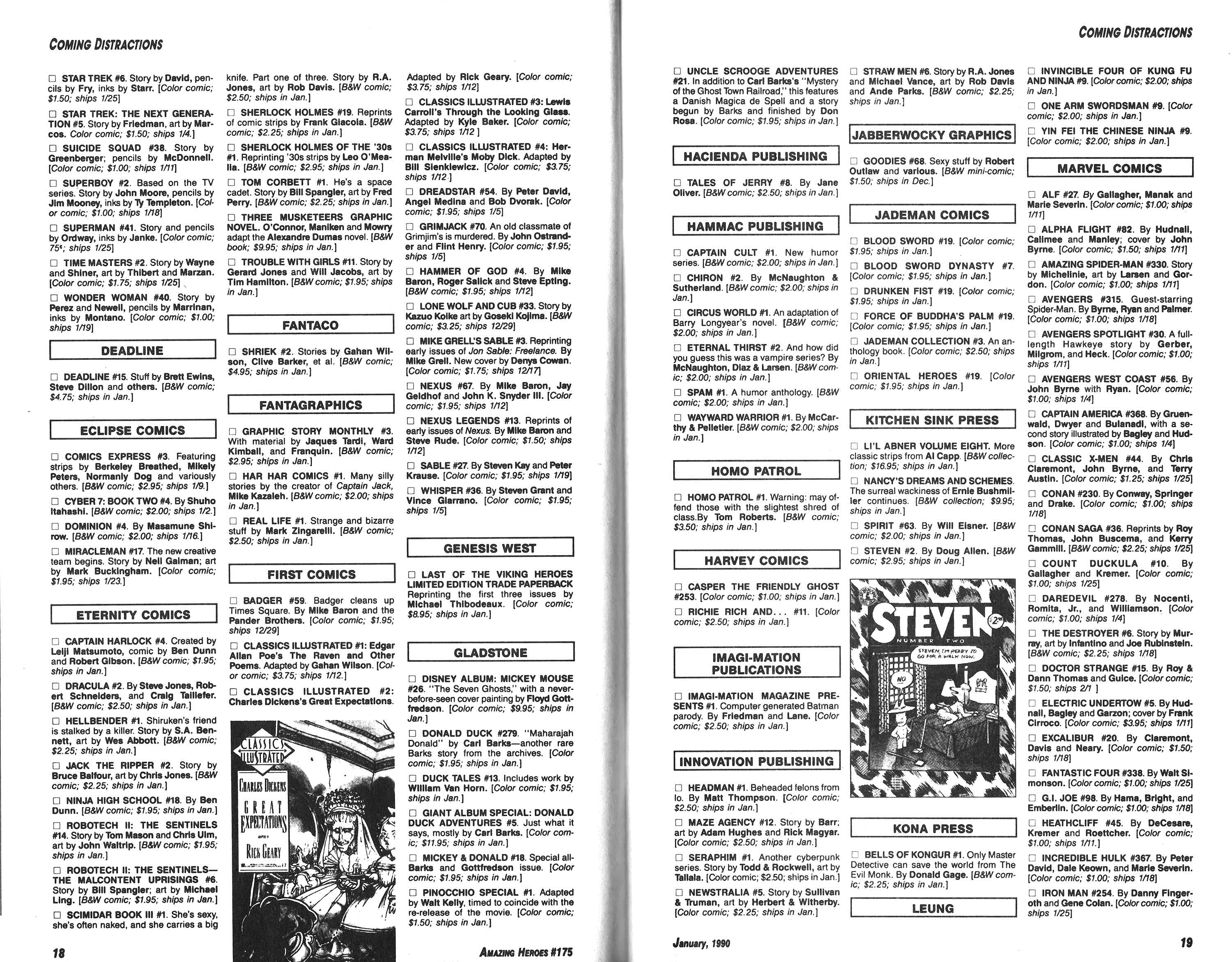 Read online Amazing Heroes comic -  Issue #175 - 10