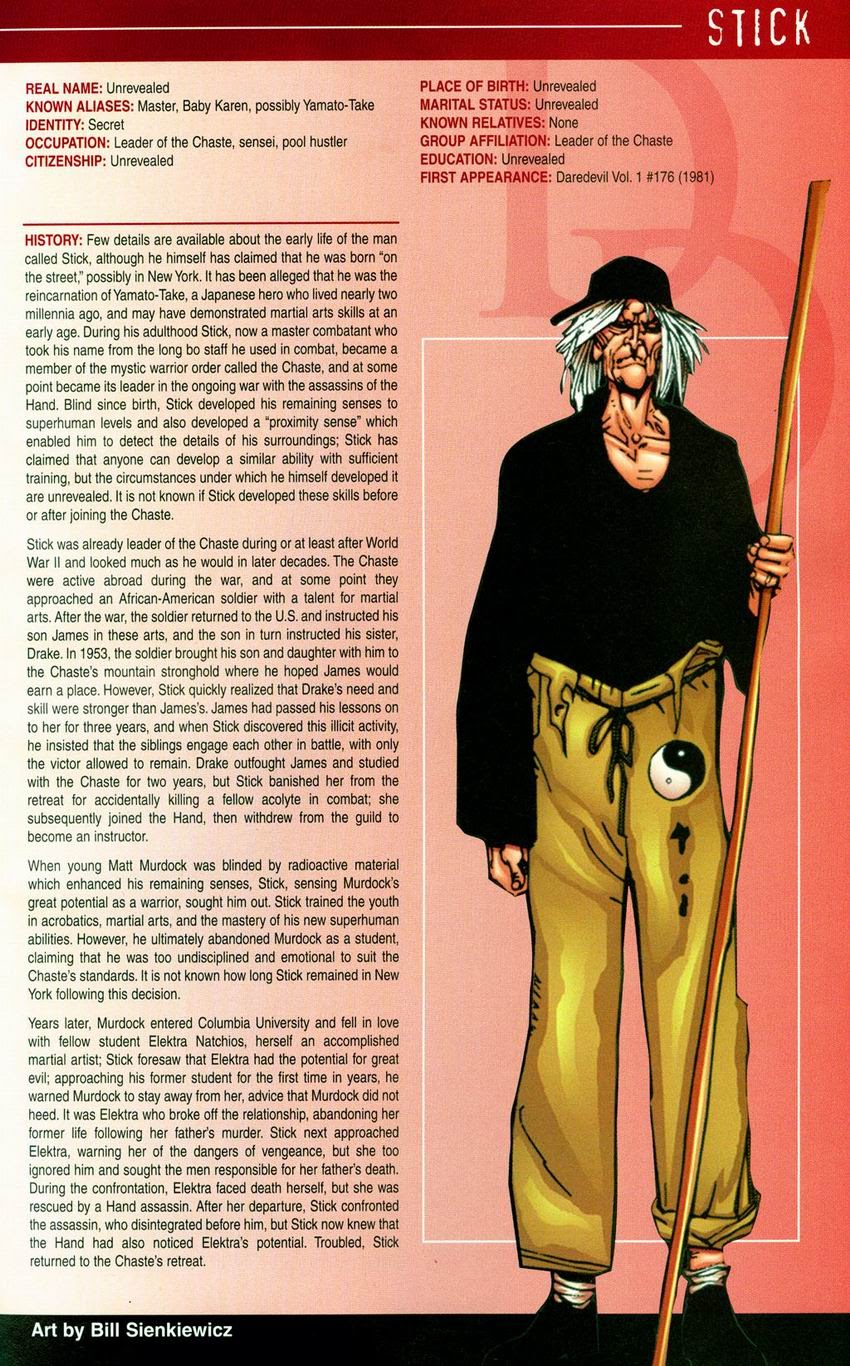 Read online Official Handbook of the Marvel Universe: Daredevil 2004 comic -  Issue # Full - 40