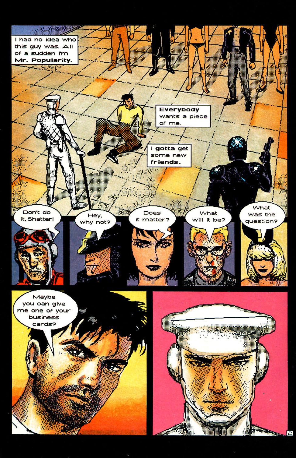 Read online Shatter comic -  Issue #2 - 4