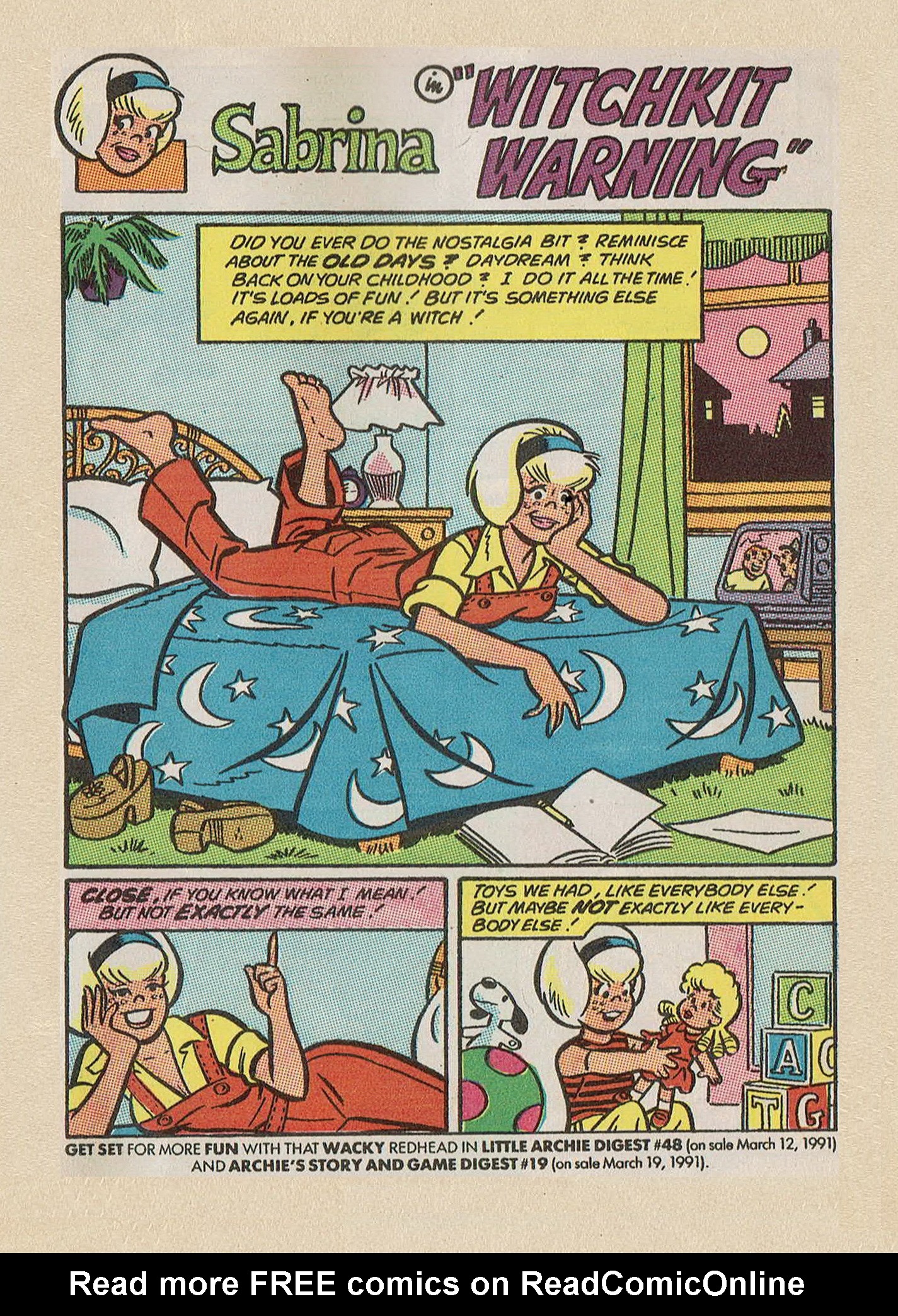 Read online Betty and Veronica Digest Magazine comic -  Issue #48 - 109
