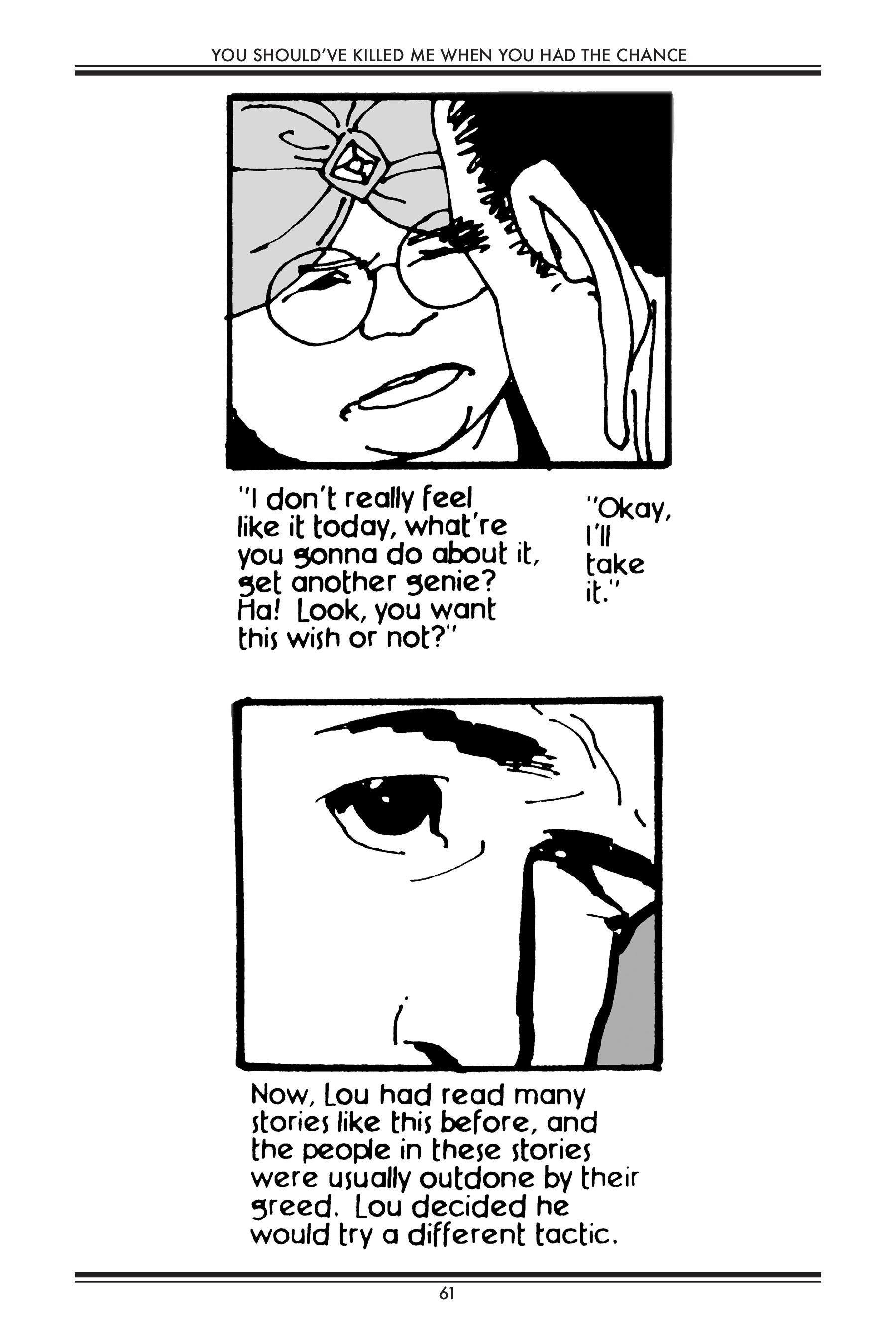 Read online You Should Have Killed Me When You Had The Chance!: Quality Jollity Super Special comic -  Issue # TPB - 61
