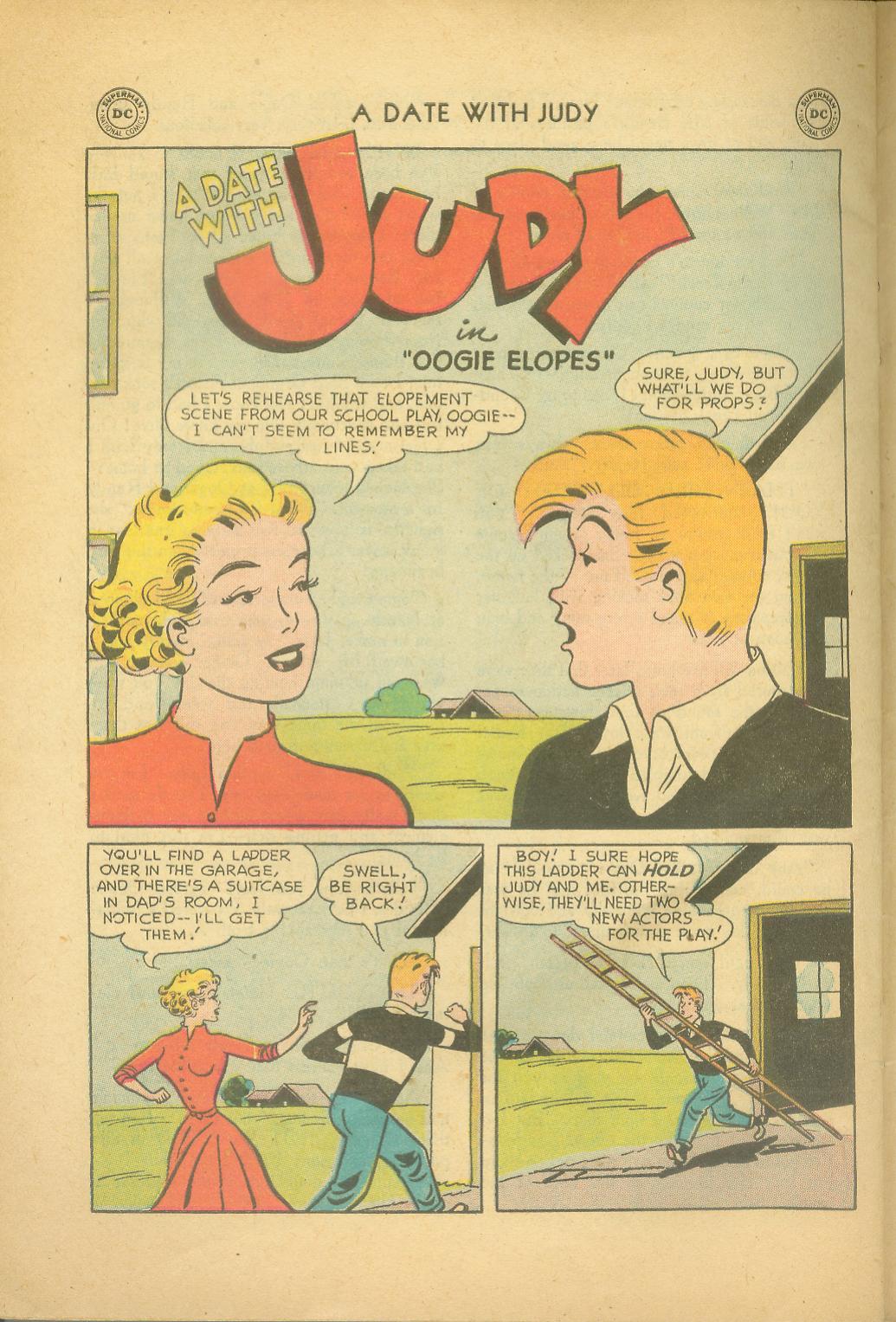 Read online A Date with Judy comic -  Issue #57 - 28
