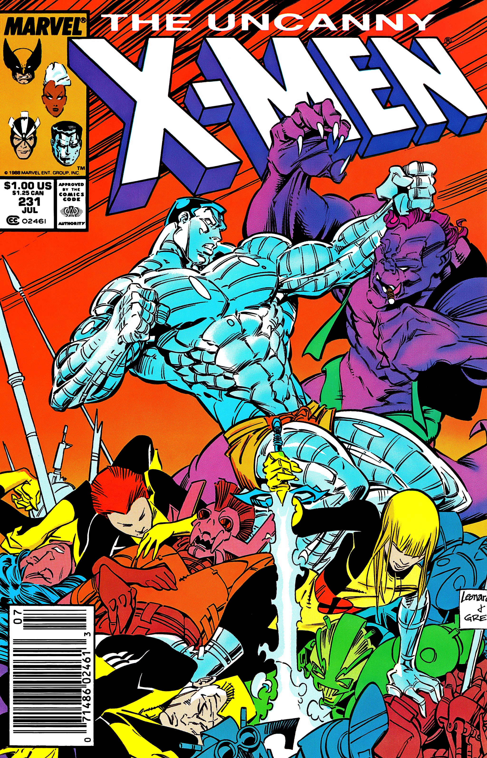 Read online Uncanny X-Men (1963) comic -  Issue #231 - 1