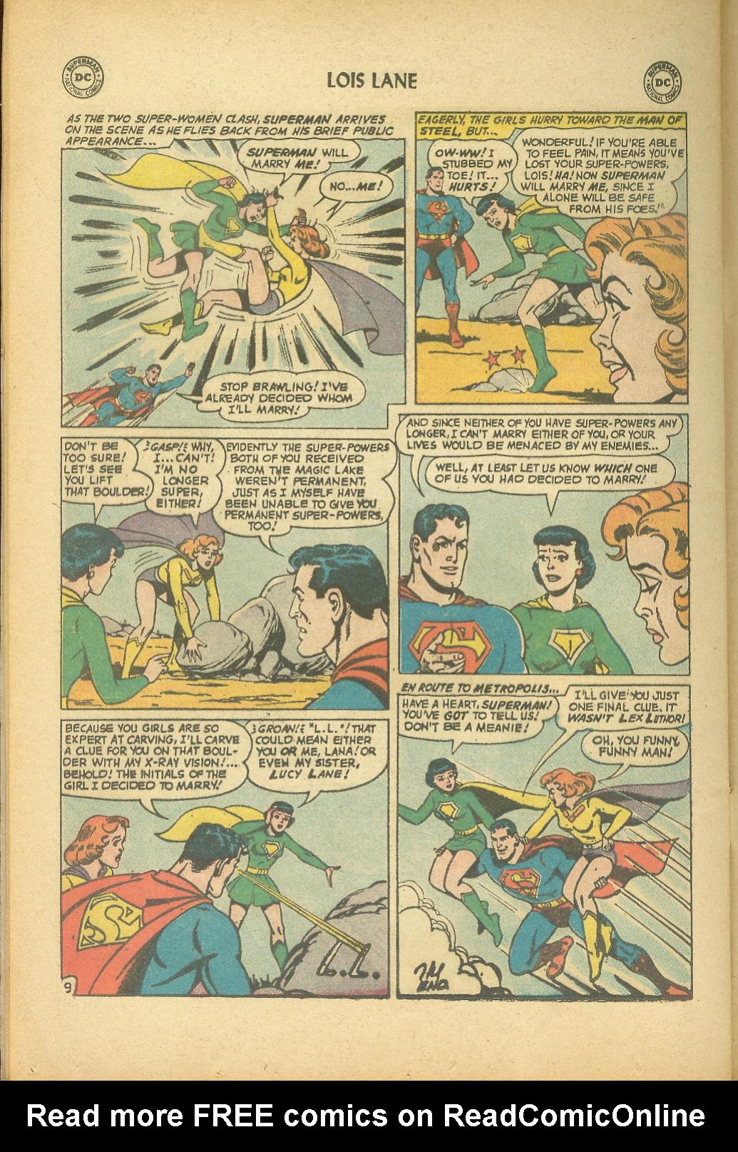 Read online Superman's Girl Friend, Lois Lane comic -  Issue #21 - 32
