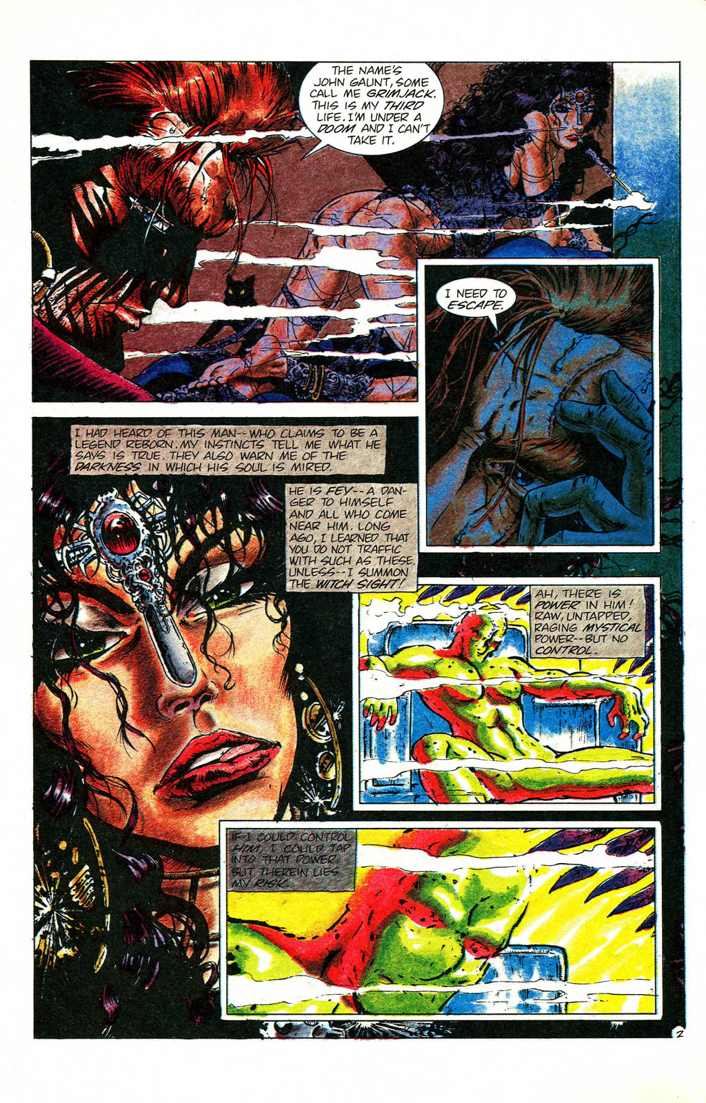 Read online Grimjack comic -  Issue #58 - 4