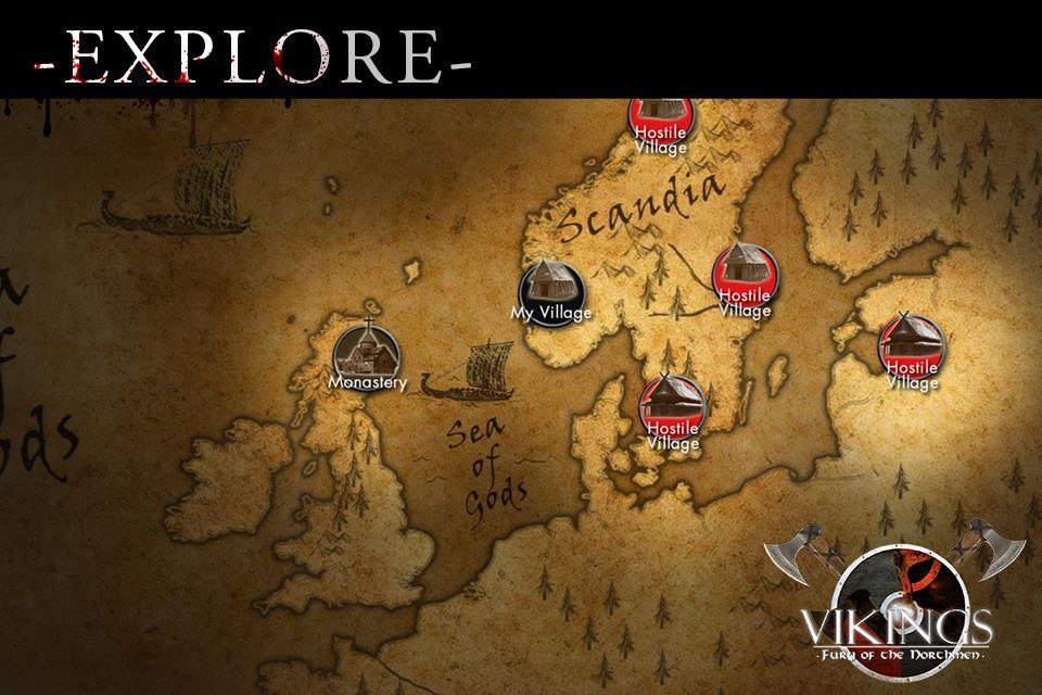 Free Download Vikings Fury of the Northmen, Gratis Android Game
