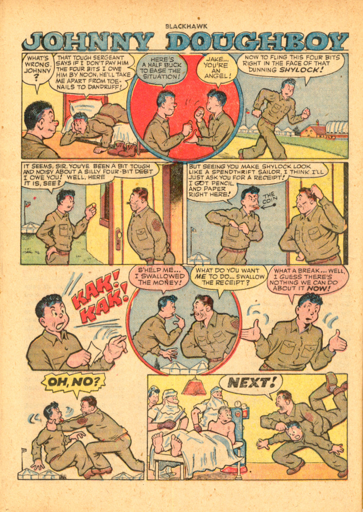 Read online Blackhawk (1957) comic -  Issue #10 - 36