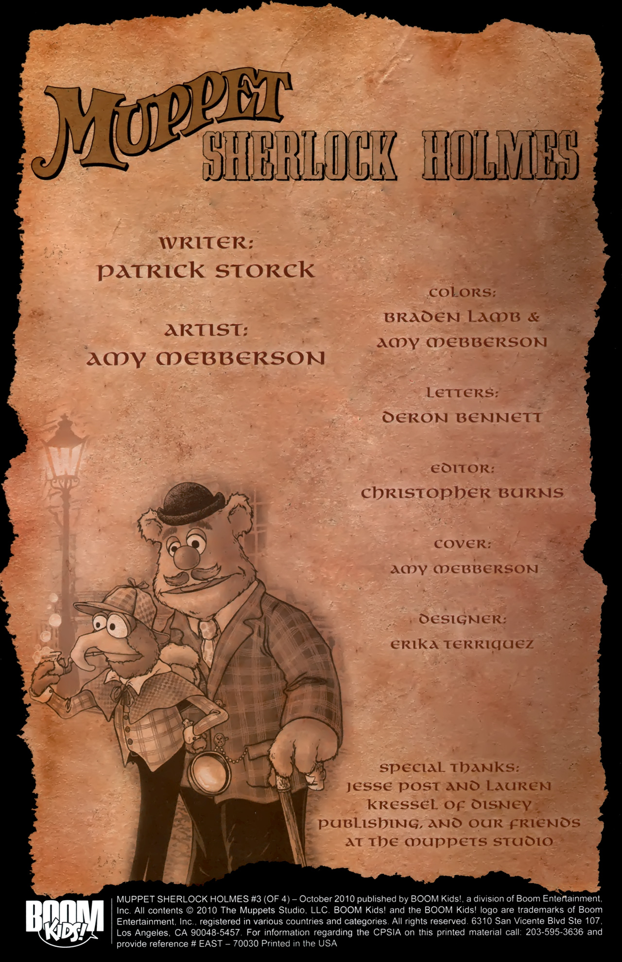 Read online Muppet Sherlock Holmes comic -  Issue #3 - 2