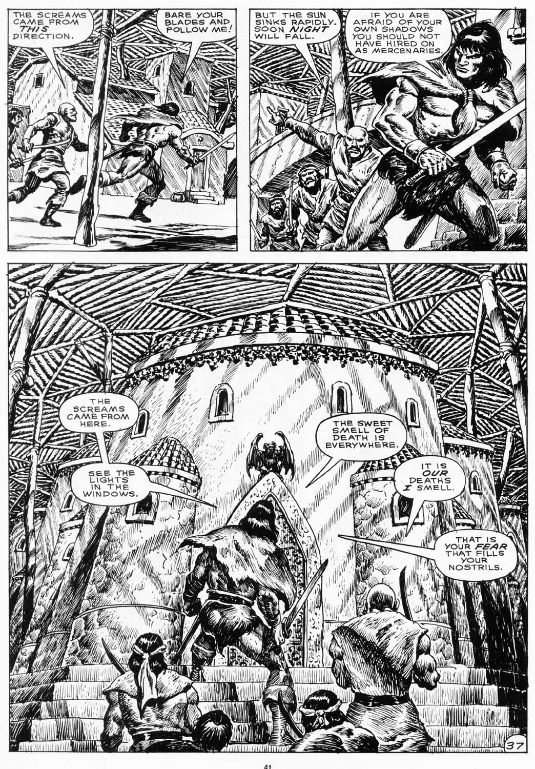 Read online The Savage Sword Of Conan comic -  Issue #155 - 42