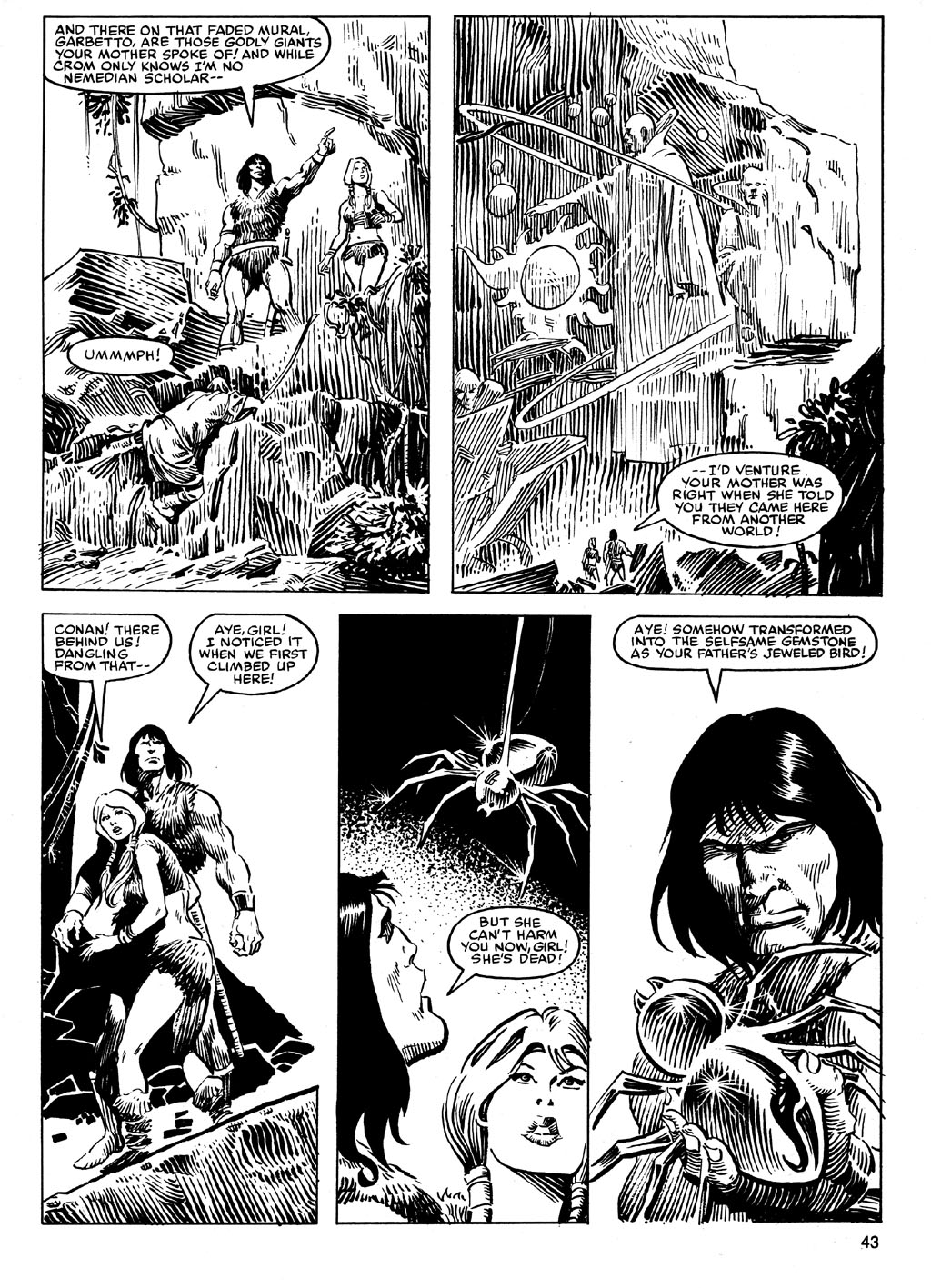 Read online The Savage Sword Of Conan comic -  Issue #92 - 42