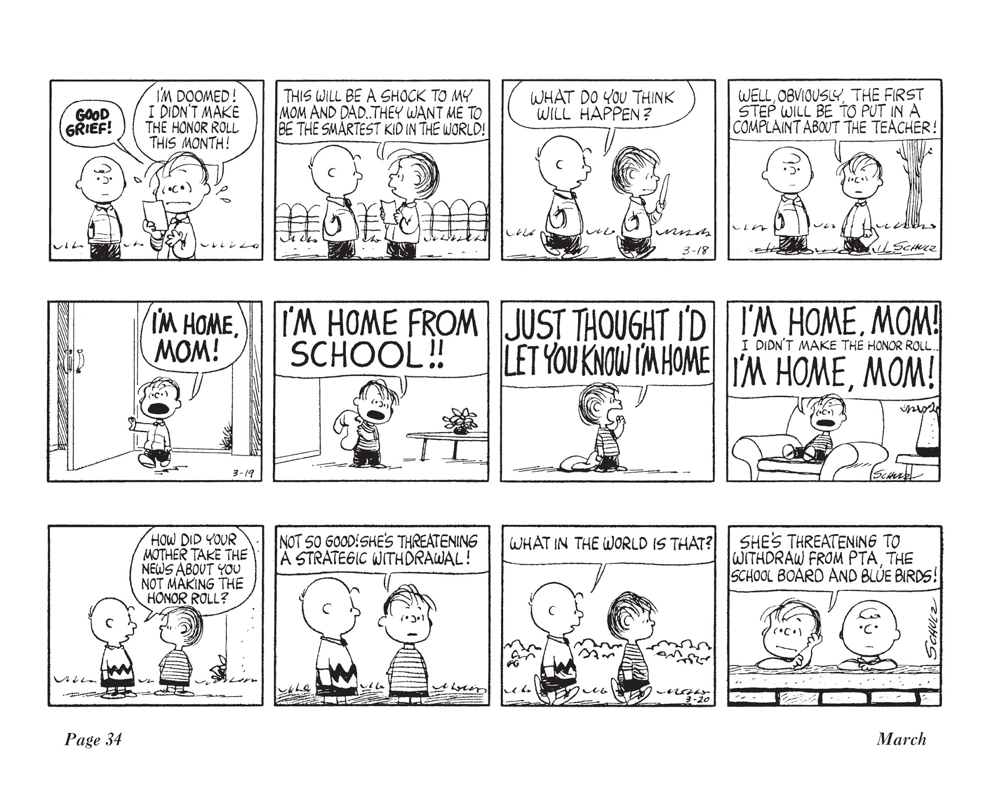 Read online The Complete Peanuts comic -  Issue # TPB 7 - 45