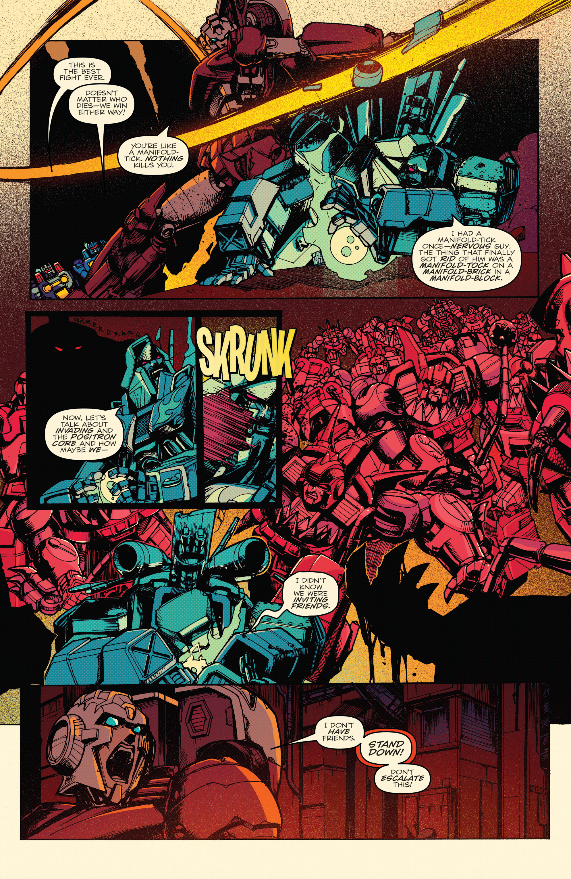 Read online Optimus Prime comic -  Issue #6 - 12