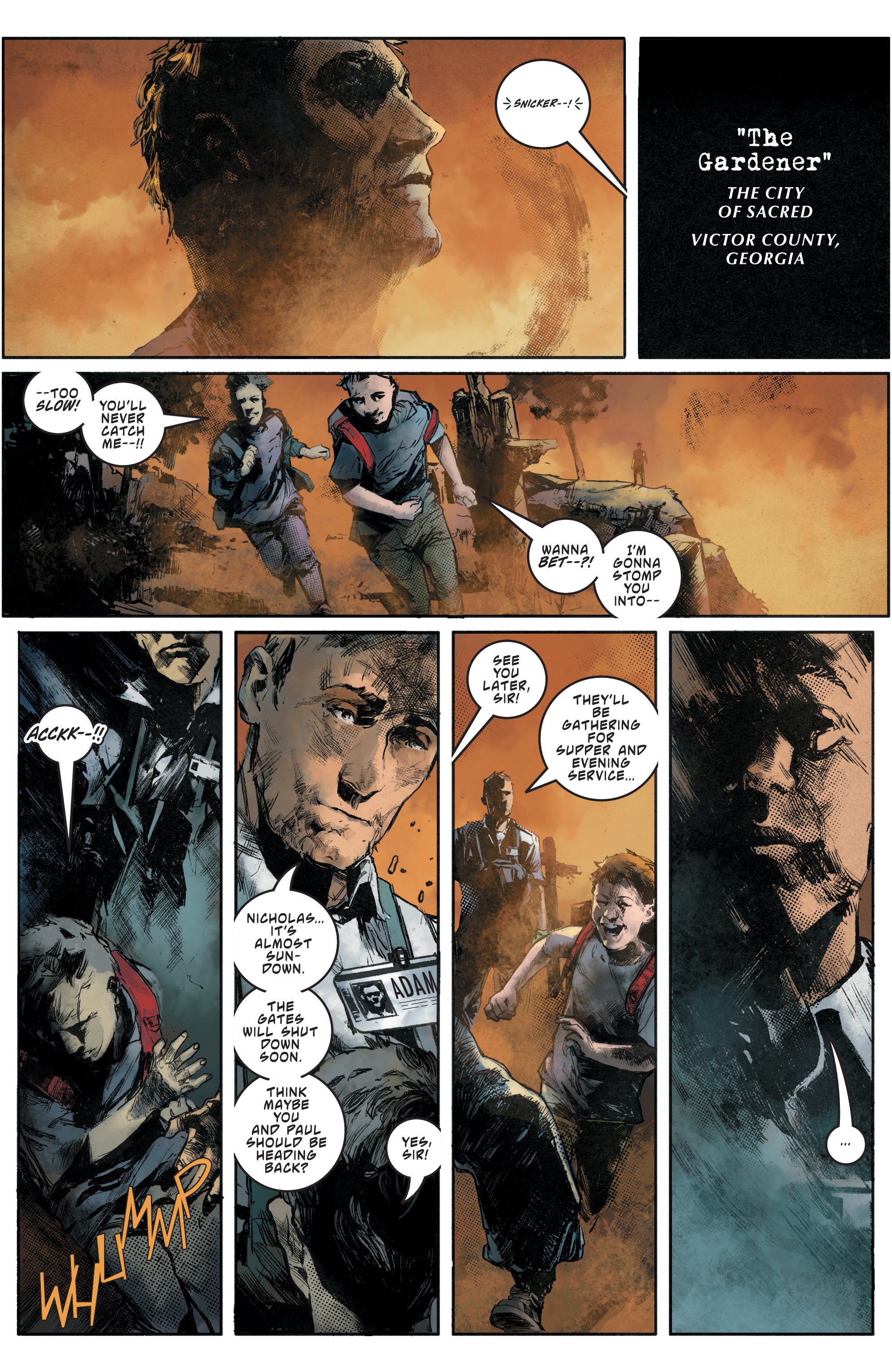 Read online Sacred Six comic -  Issue #1 - 13