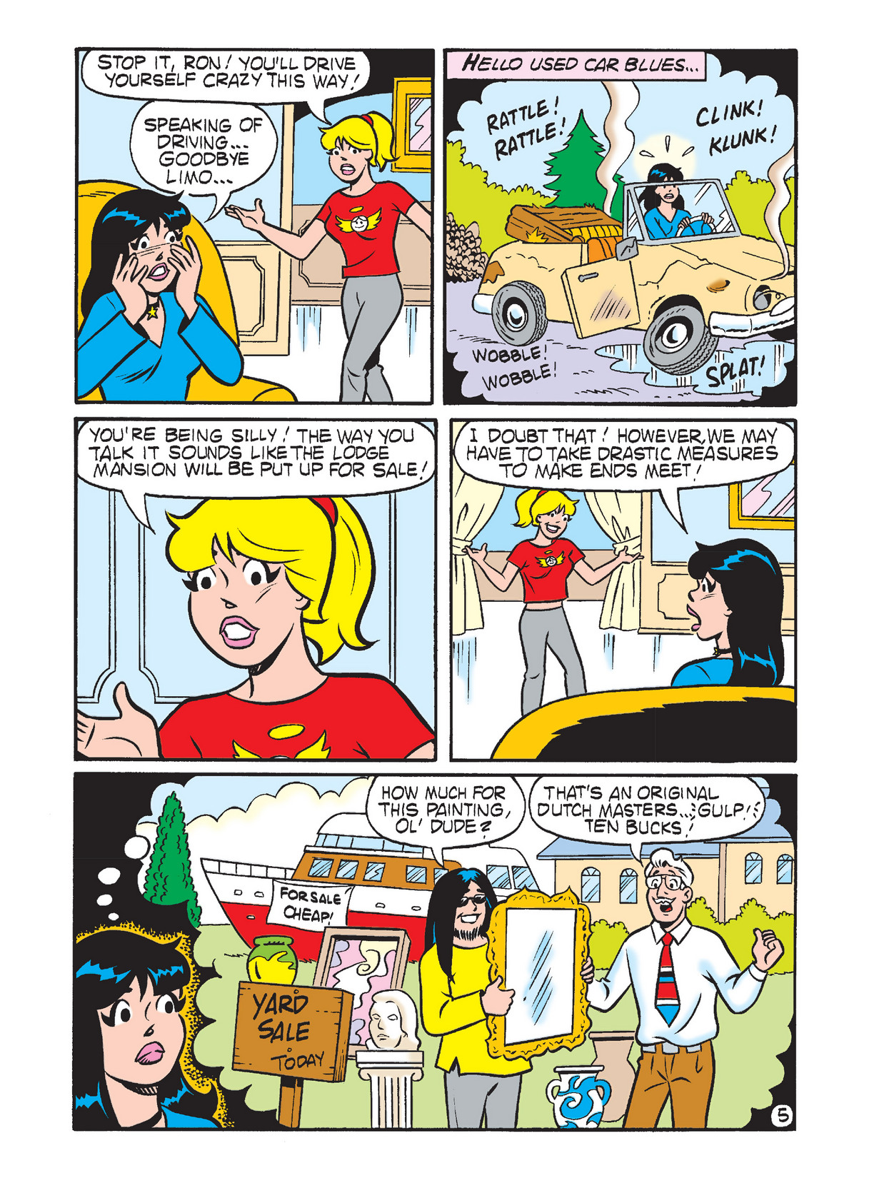 Read online Betty and Veronica Double Digest comic -  Issue #223 - 273