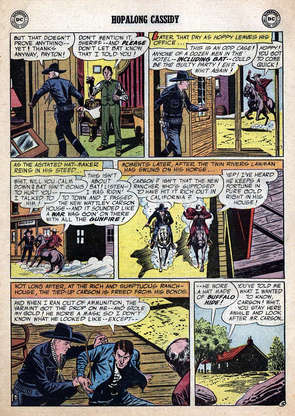 Read online Hopalong Cassidy comic -  Issue #102 - 7