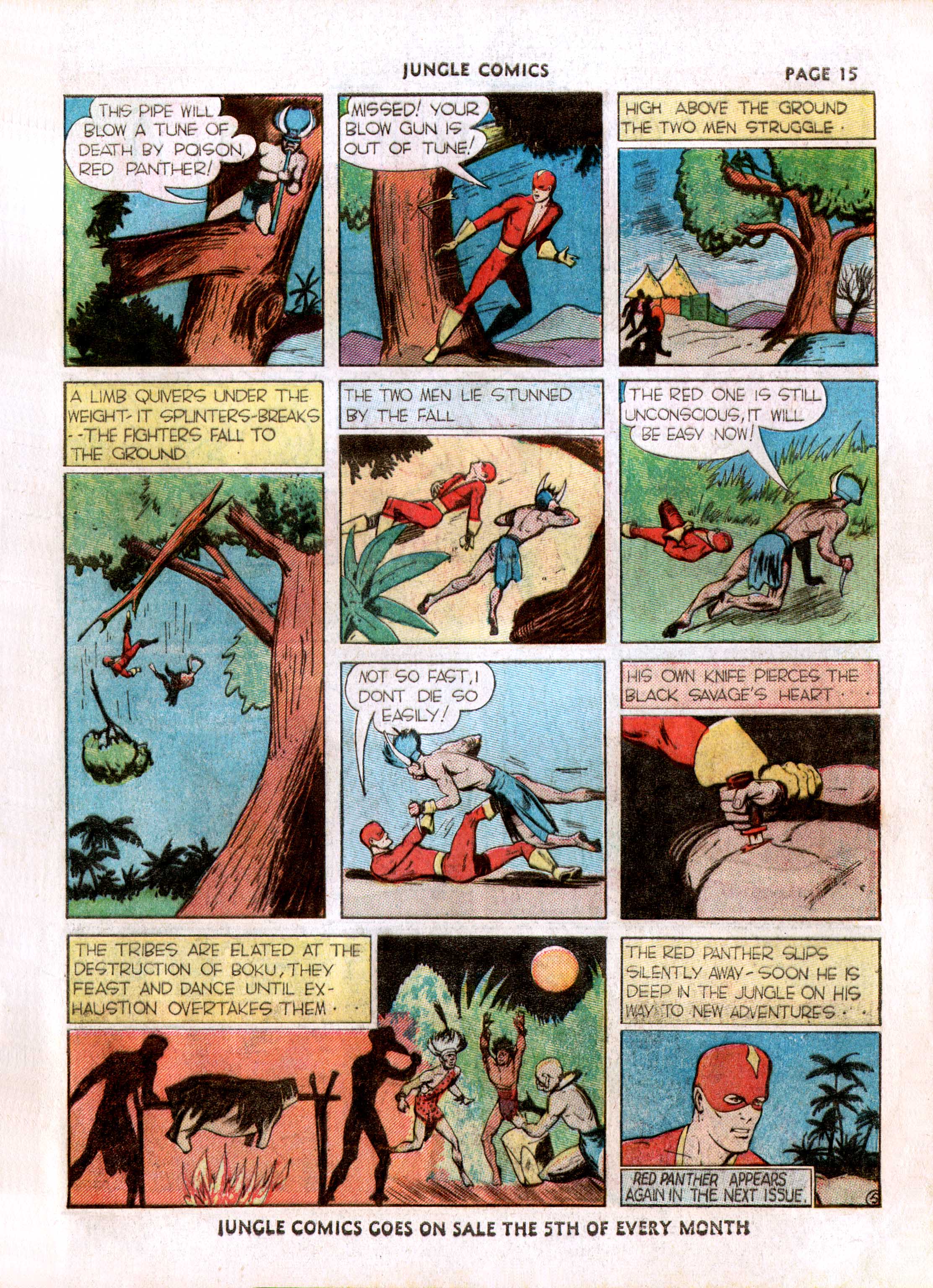 Read online Jungle Comics comic -  Issue #7 - 17