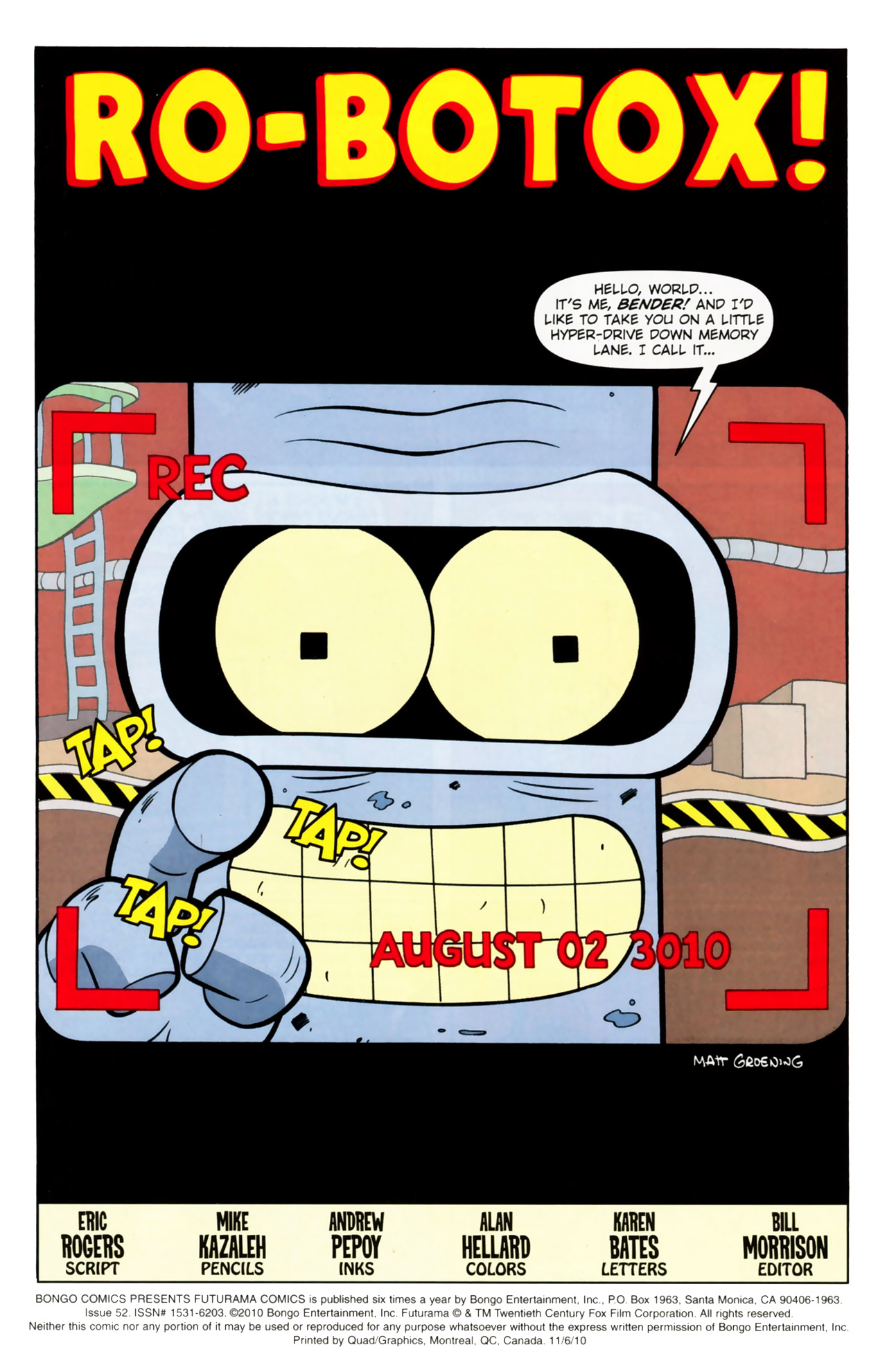 Read online Futurama Comics comic -  Issue #52 - 2