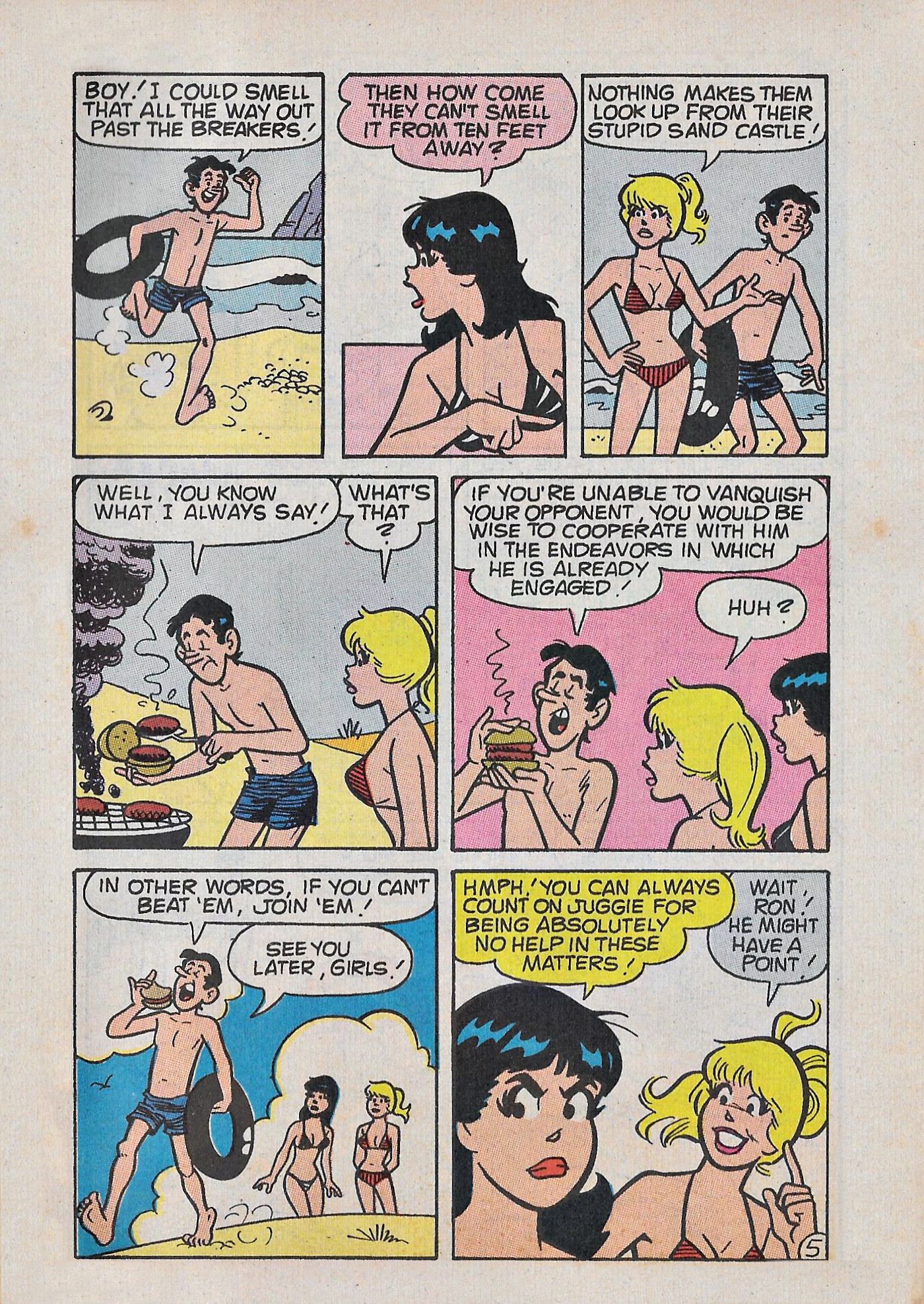 Read online Betty and Veronica Digest Magazine comic -  Issue #56 - 127