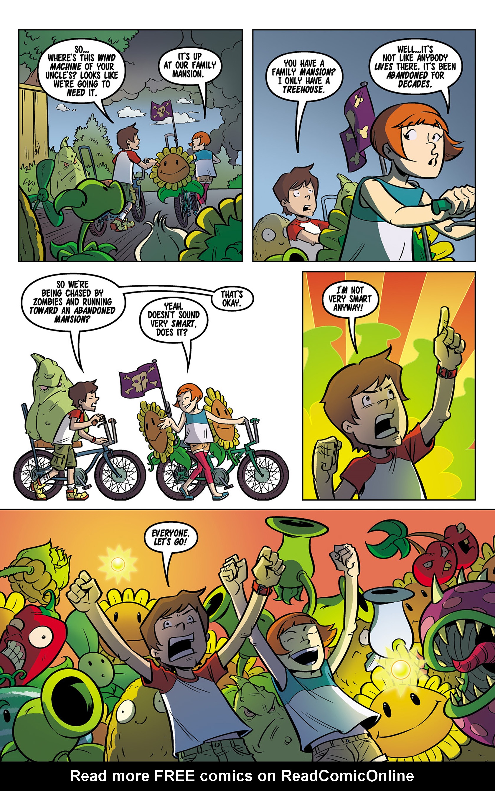 Read online Plants vs. Zombies: Lawnmageddon comic -  Issue #4 - 12