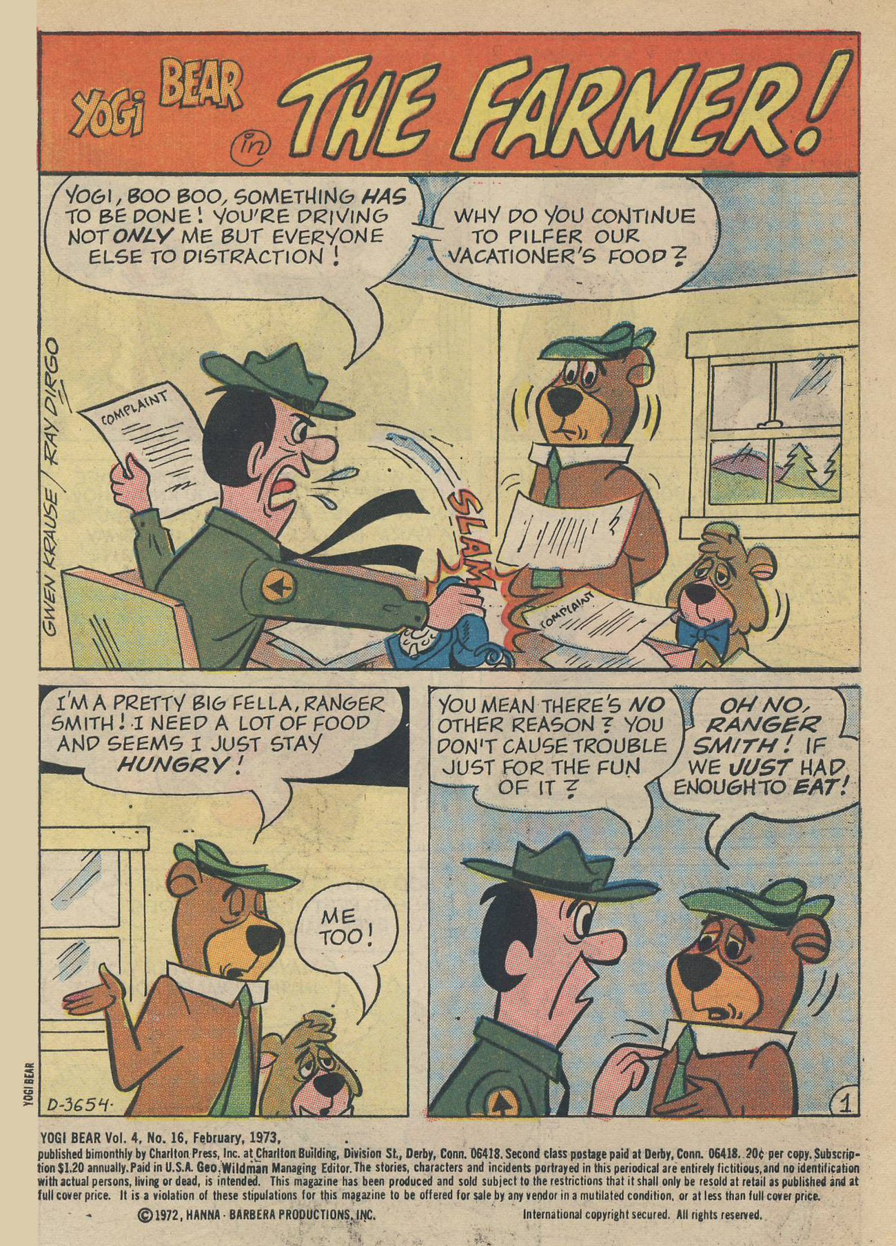 Read online Yogi Bear (1970) comic -  Issue #16 - 3